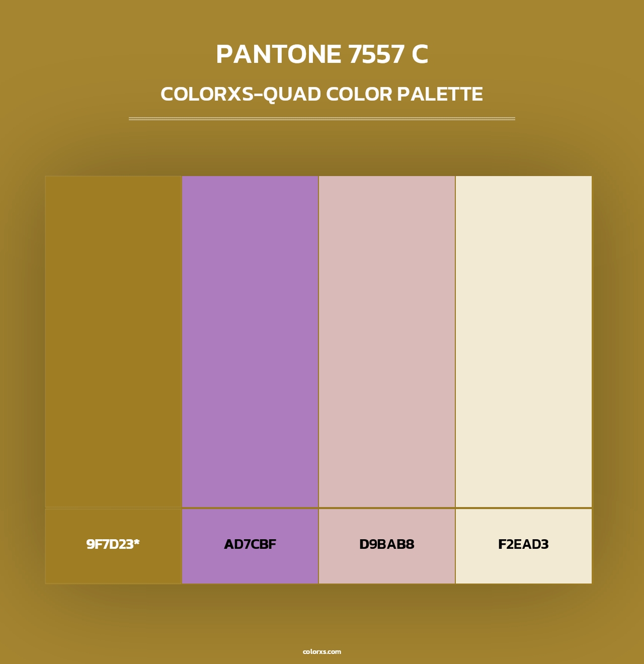 PANTONE 7557 C - Colorxs Quad Palette