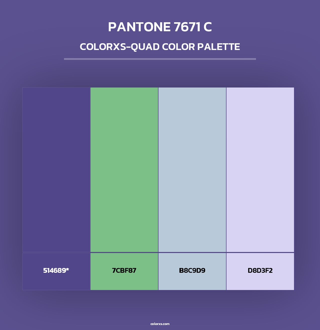 PANTONE 7671 C color palettes - colorxs.com
