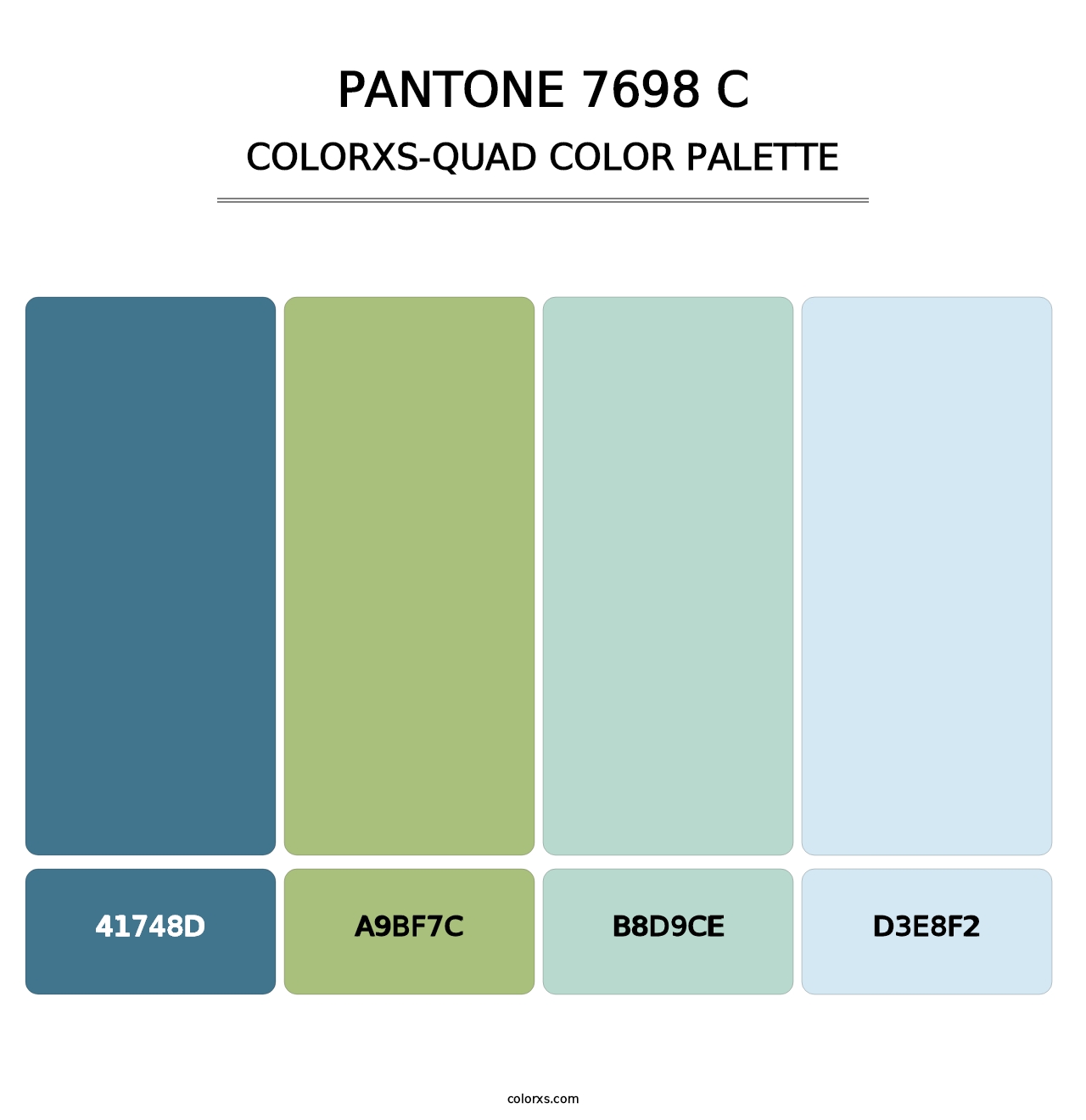 PANTONE 7698 C - Colorxs Quad Palette