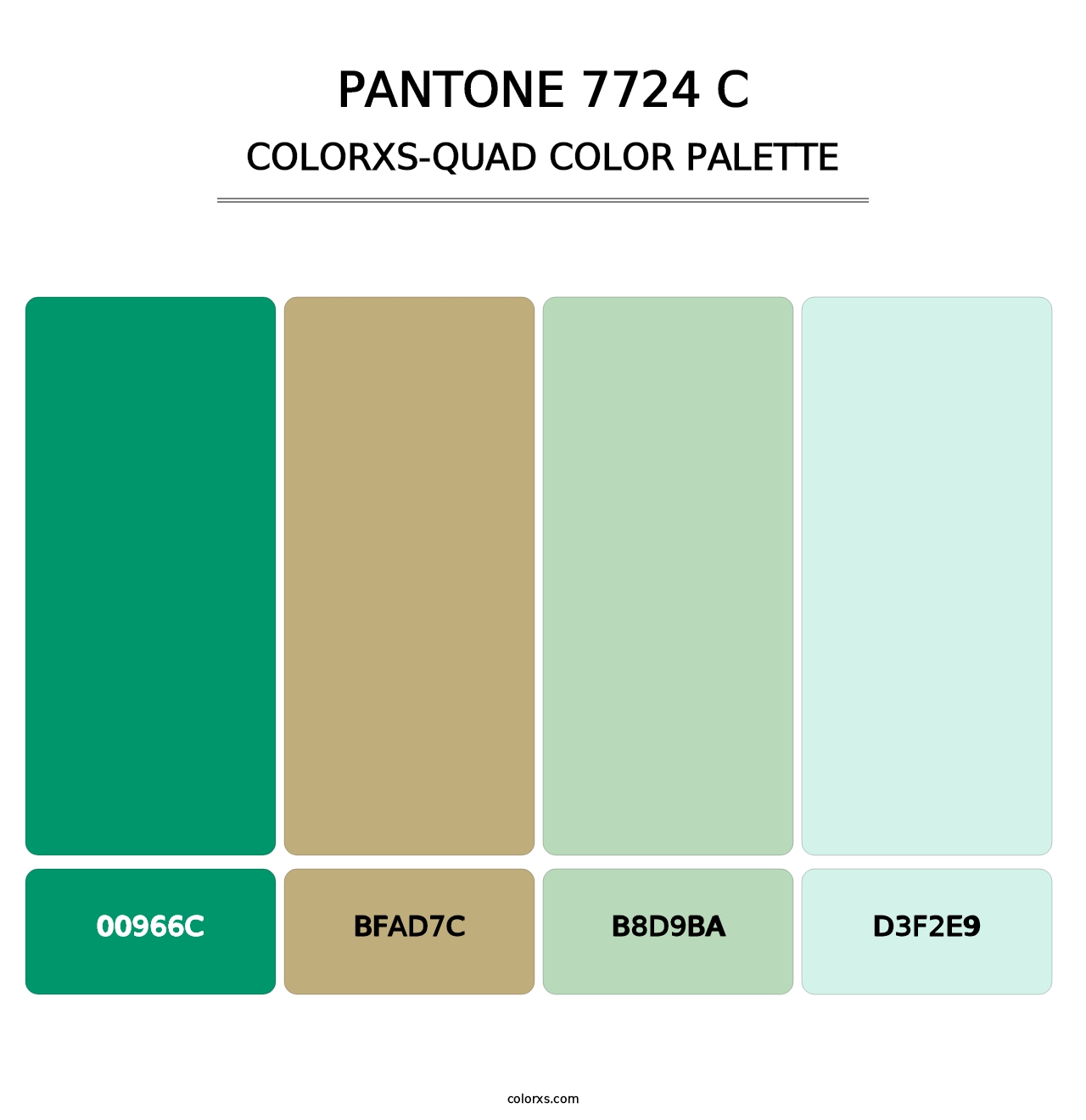 PANTONE 7724 C - Colorxs Quad Palette