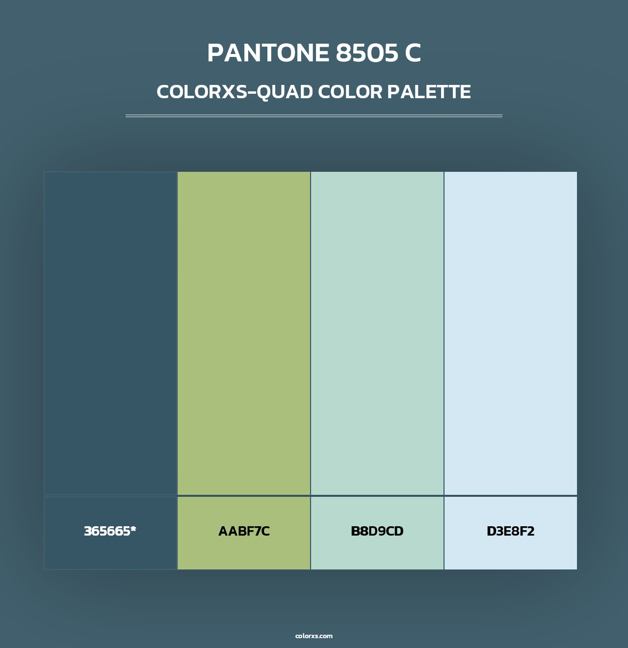 PANTONE 8505 C - Colorxs Quad Palette