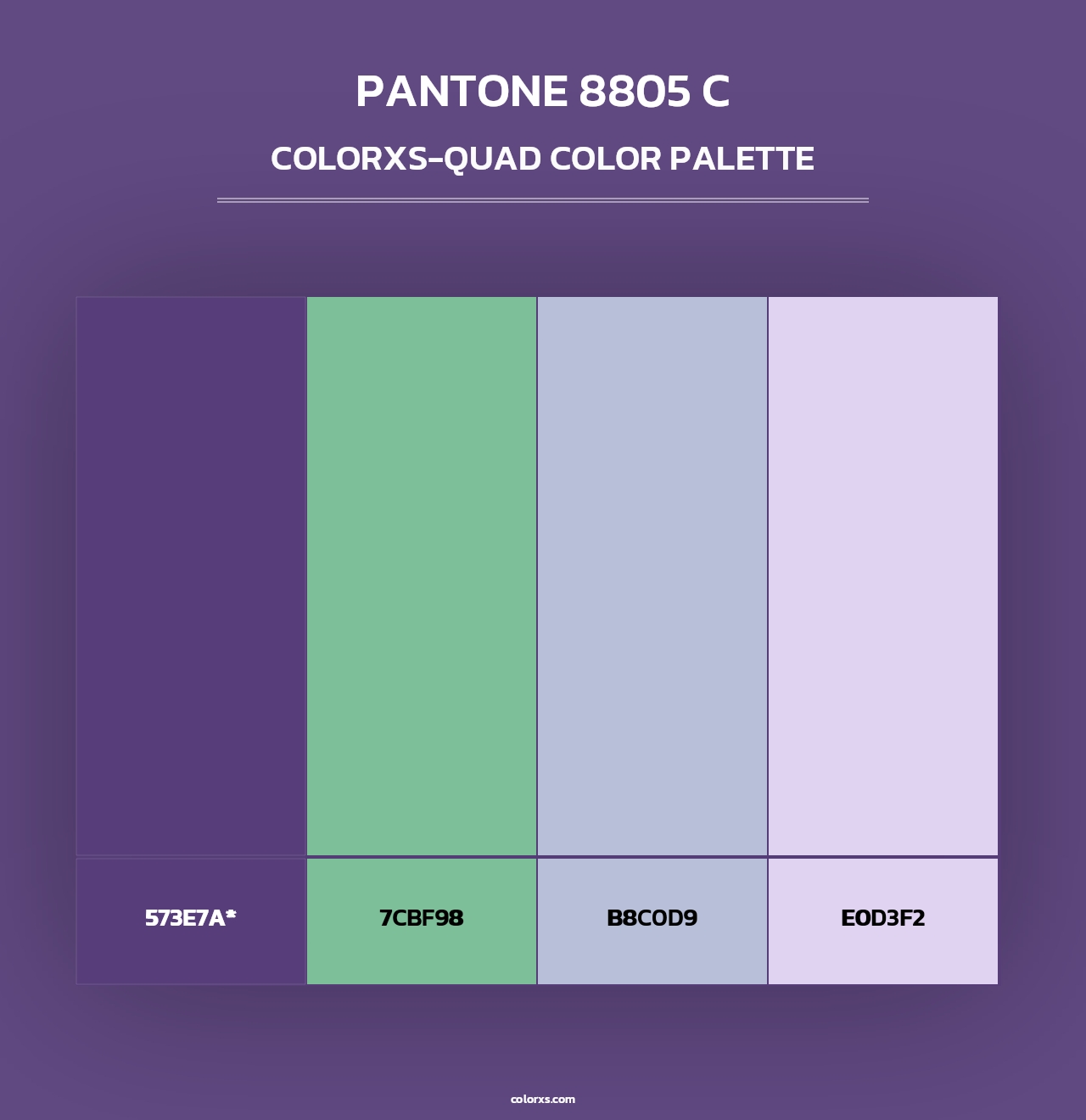 PANTONE 8805 C - Colorxs Quad Palette