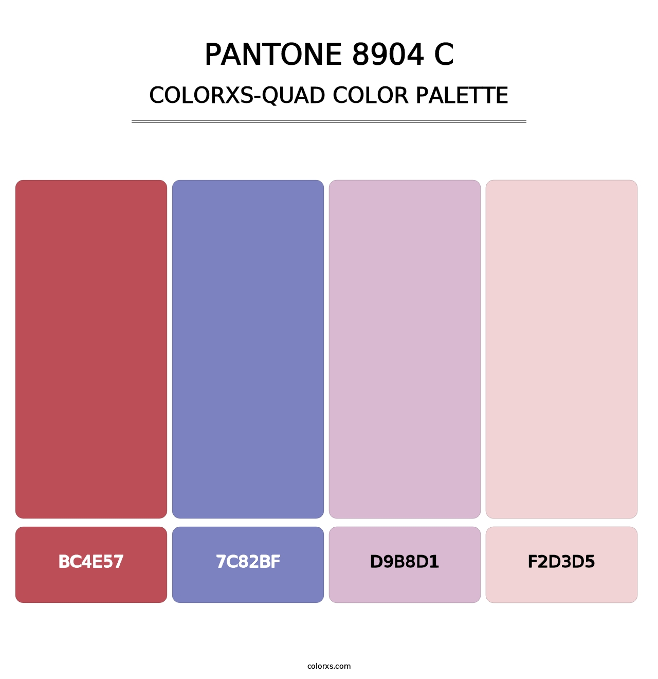 PANTONE 8904 C - Colorxs Quad Palette