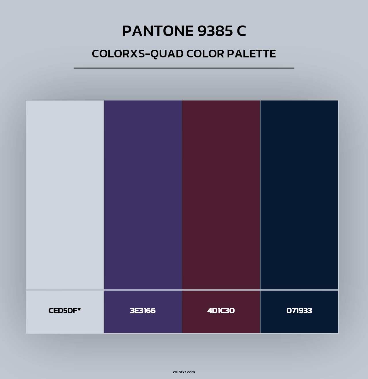 PANTONE 9385 C - Colorxs Quad Palette