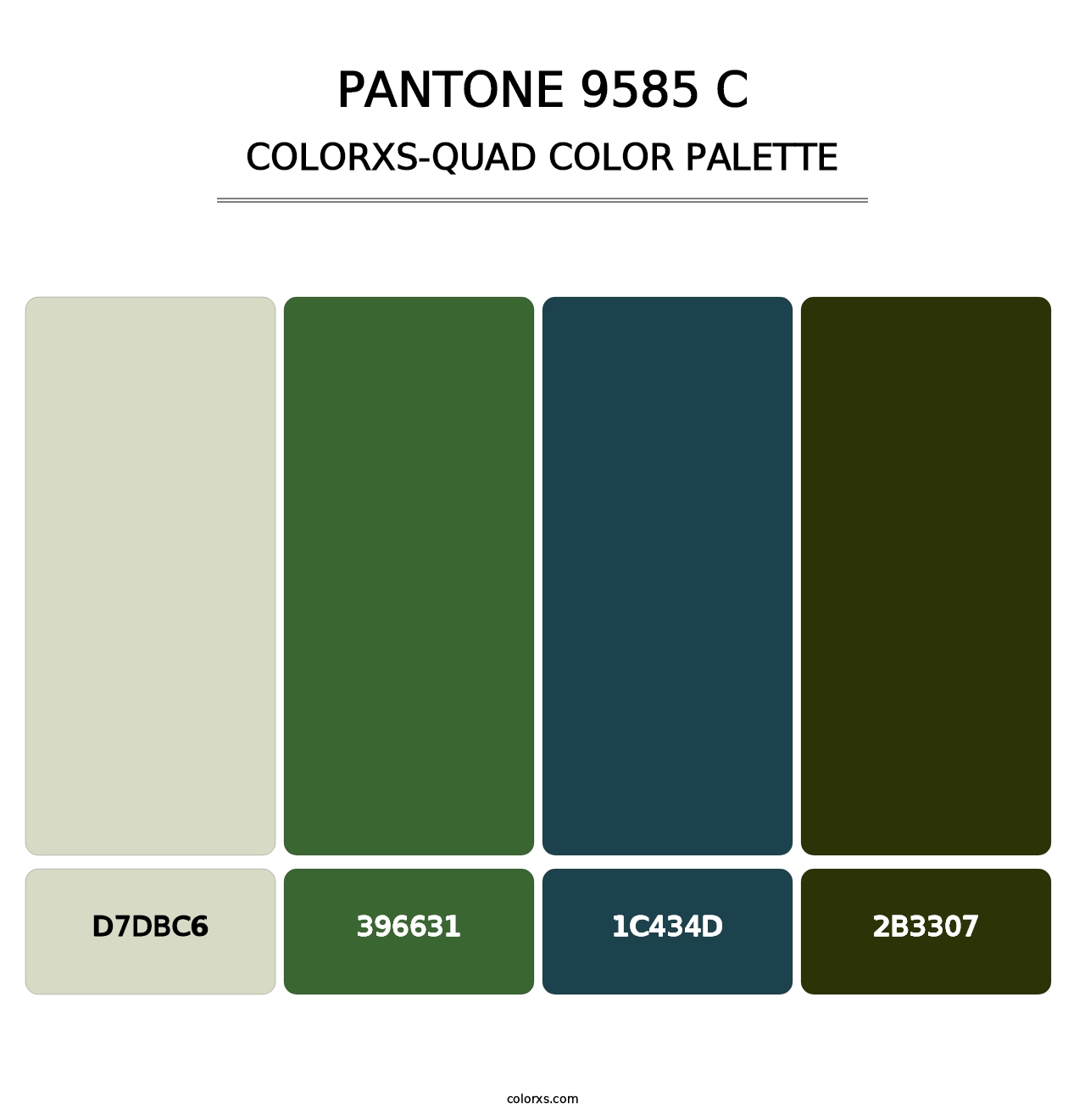 PANTONE 9585 C - Colorxs Quad Palette