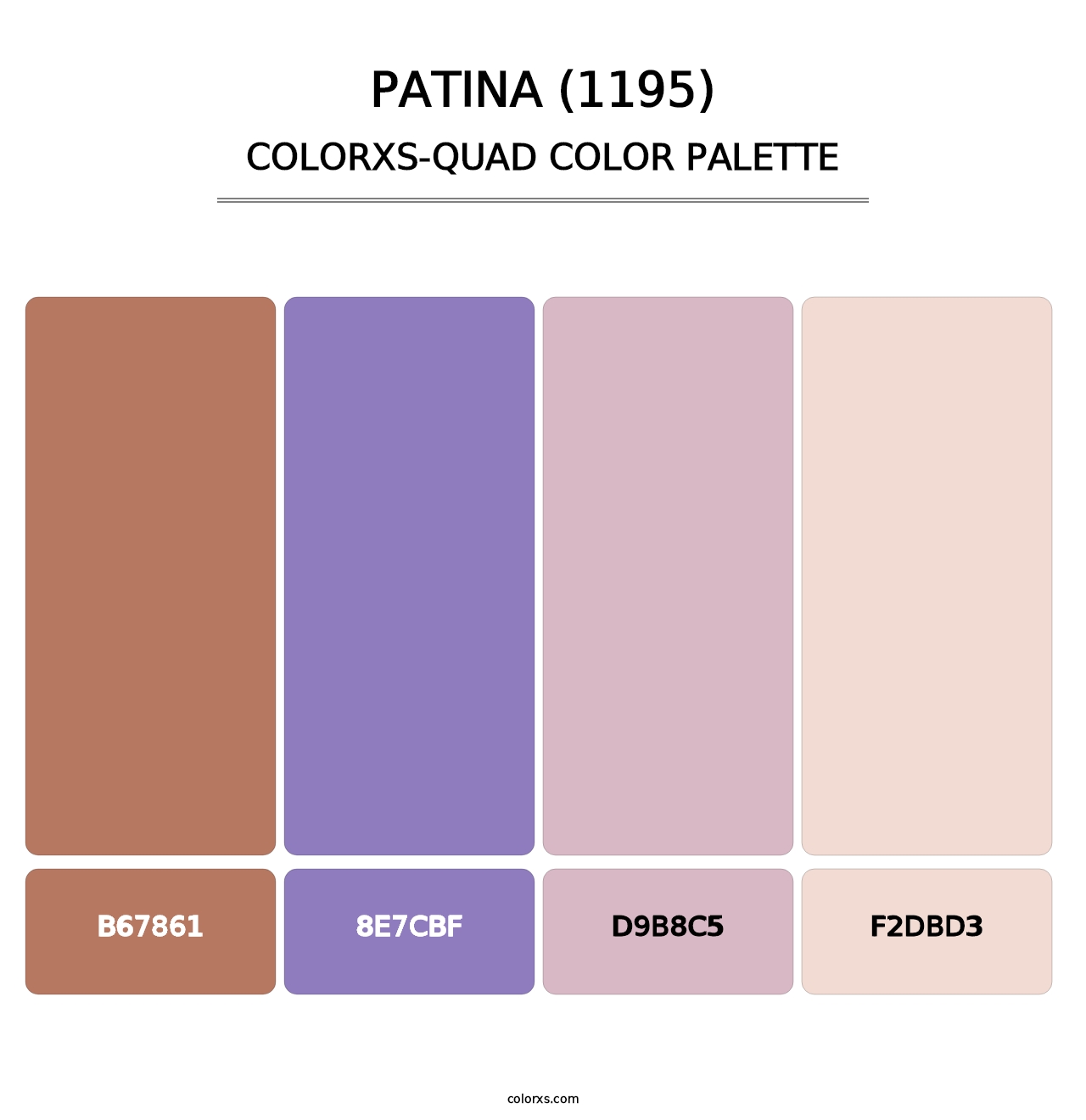 Patina (1195) - Colorxs Quad Palette