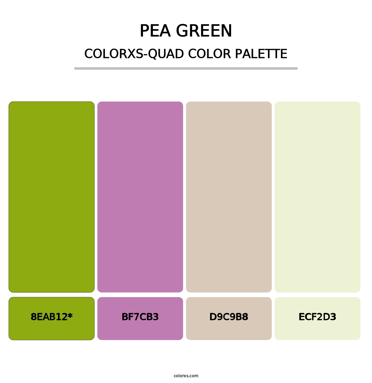 Pea Green - Colorxs Quad Palette