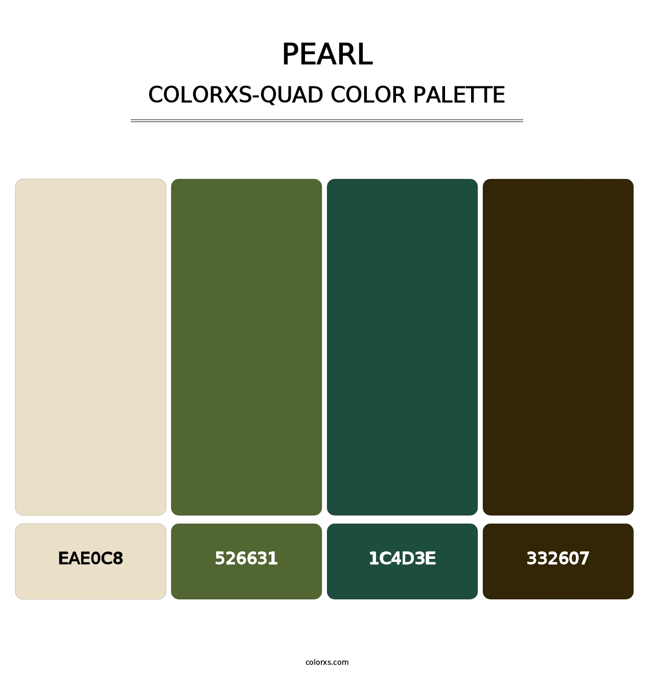 Pearl - Colorxs Quad Palette