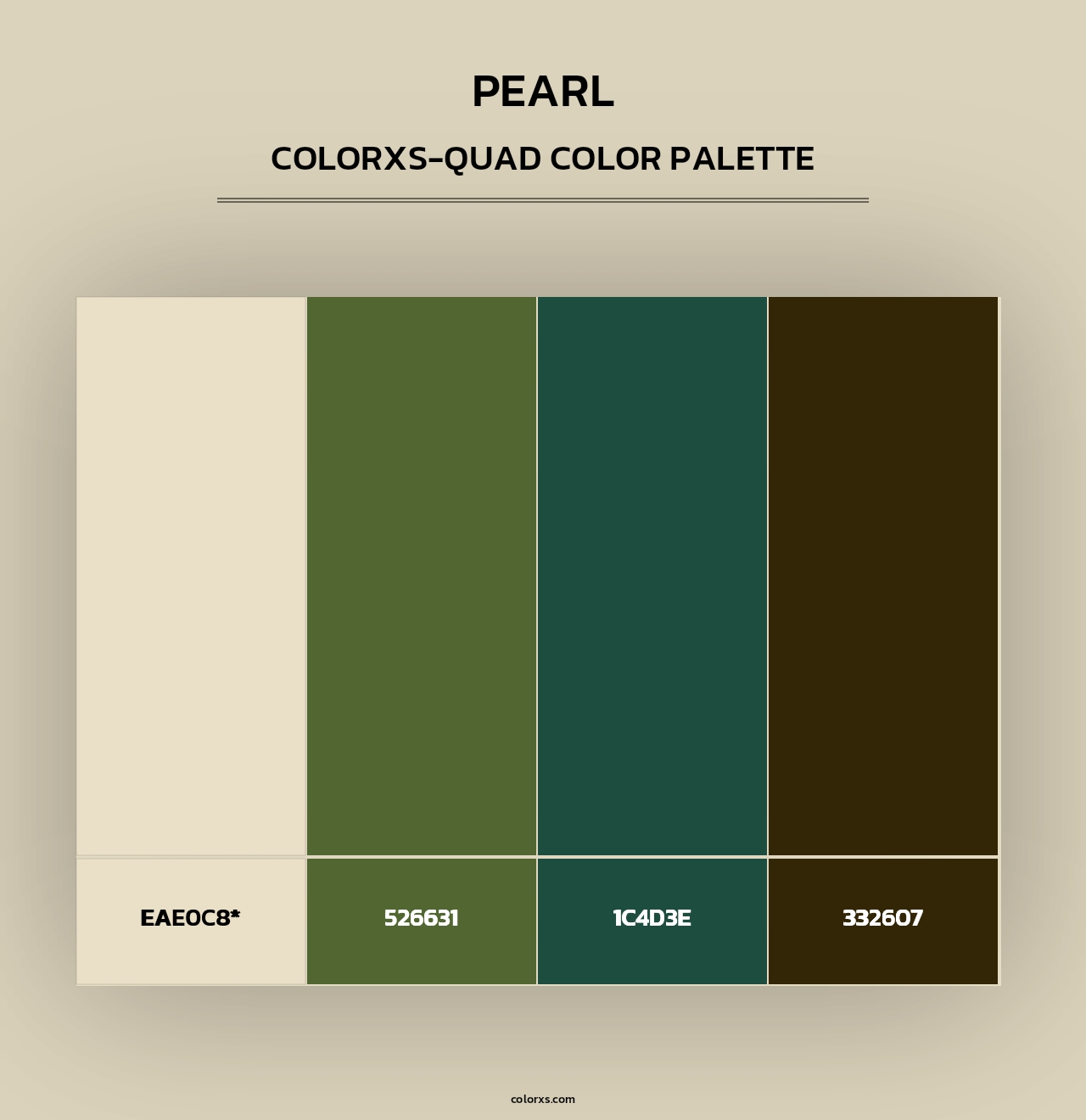 Pearl - Colorxs Quad Palette
