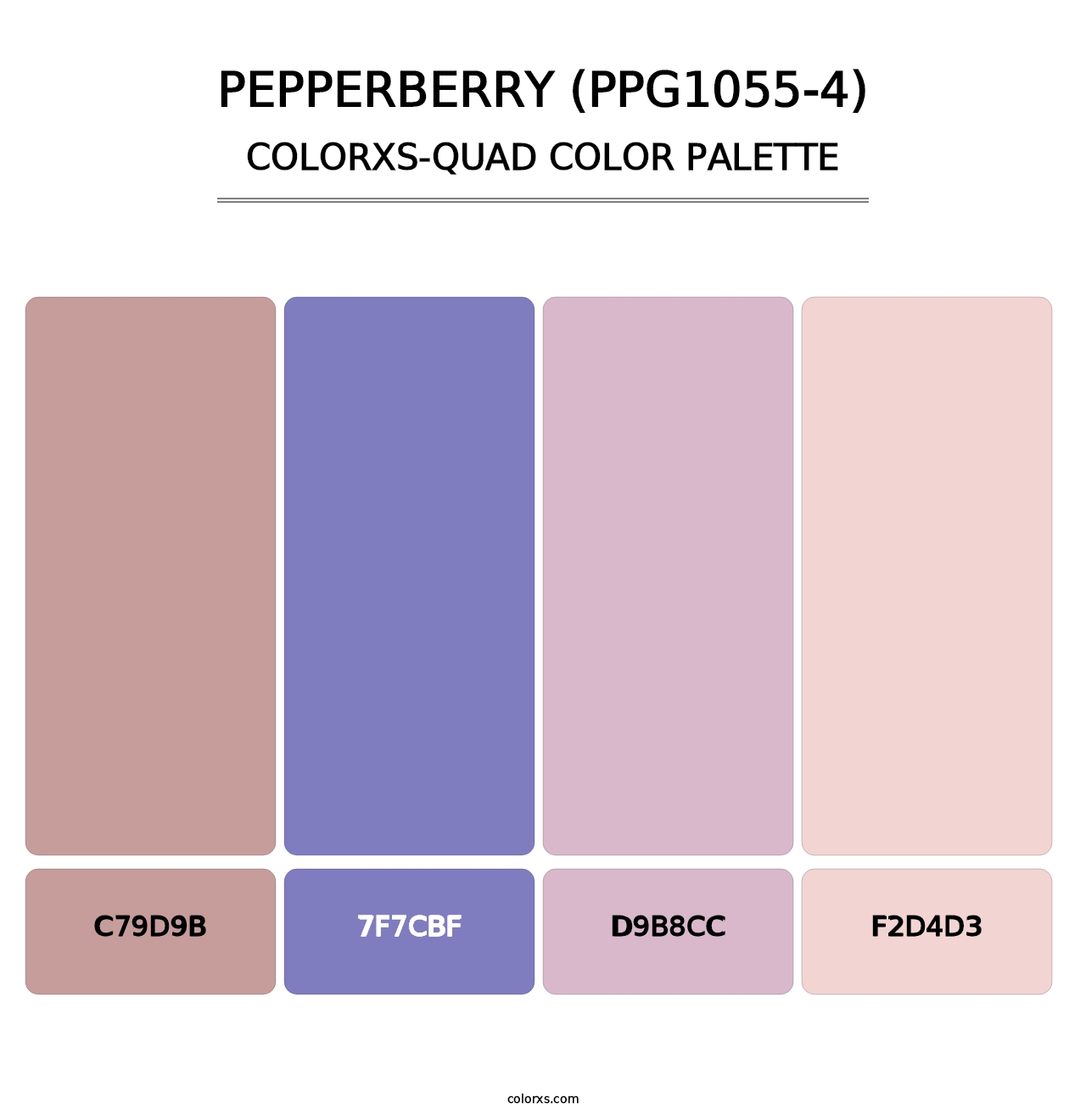 Pepperberry (PPG1055-4) - Colorxs Quad Palette