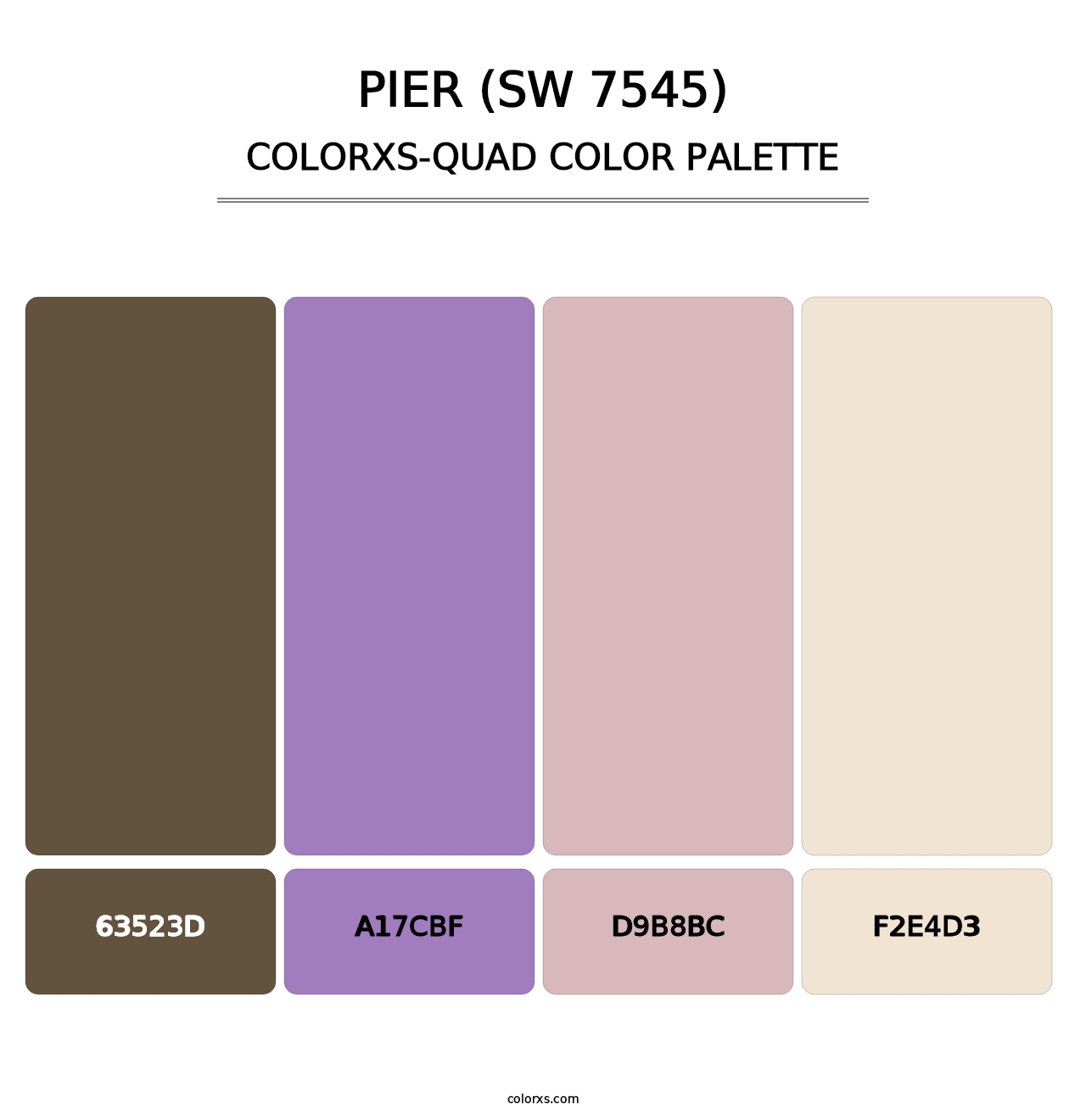 Pier (SW 7545) - Colorxs Quad Palette