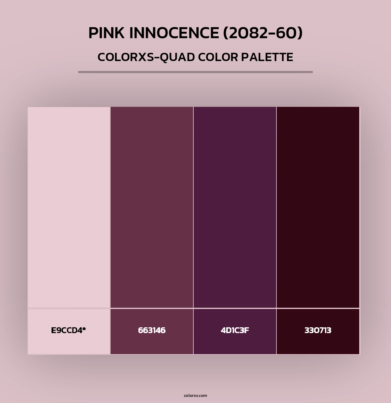 Pink Innocence (2082-60) - Colorxs Quad Palette
