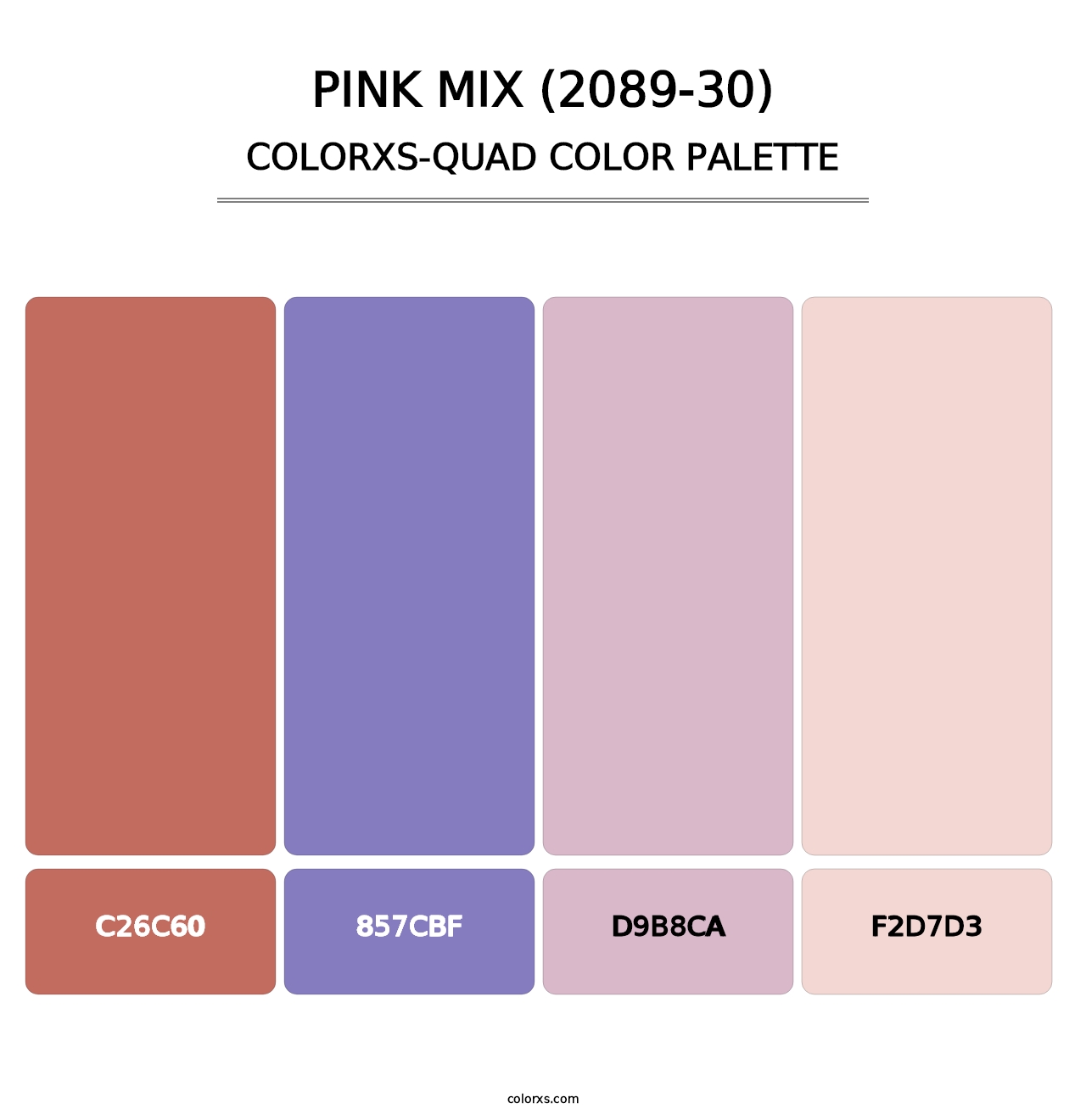Pink Mix (2089-30) - Colorxs Quad Palette