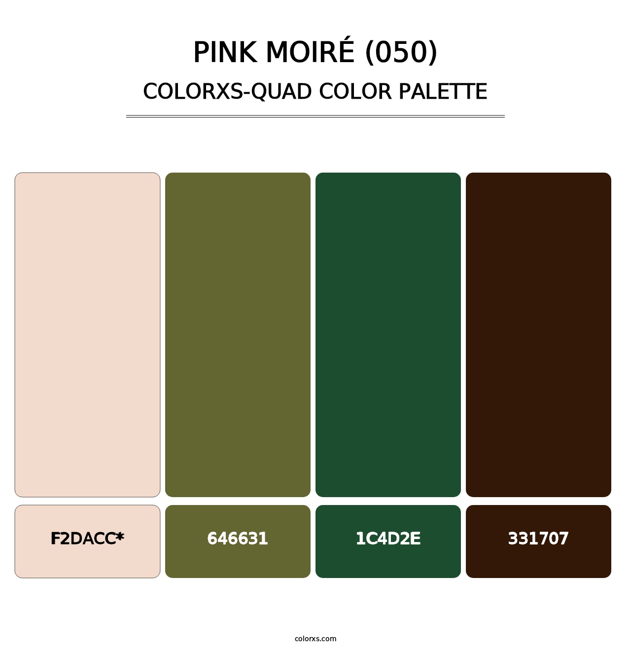 Pink Moiré (050) - Colorxs Quad Palette