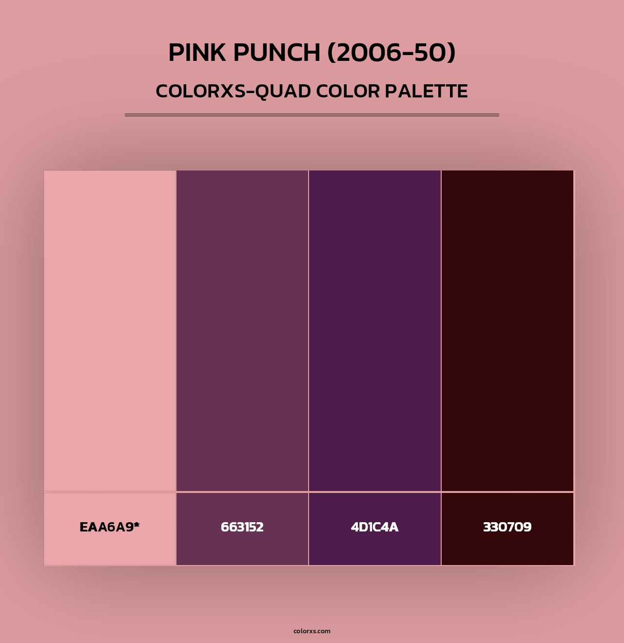 Pink Punch (2006-50) - Colorxs Quad Palette