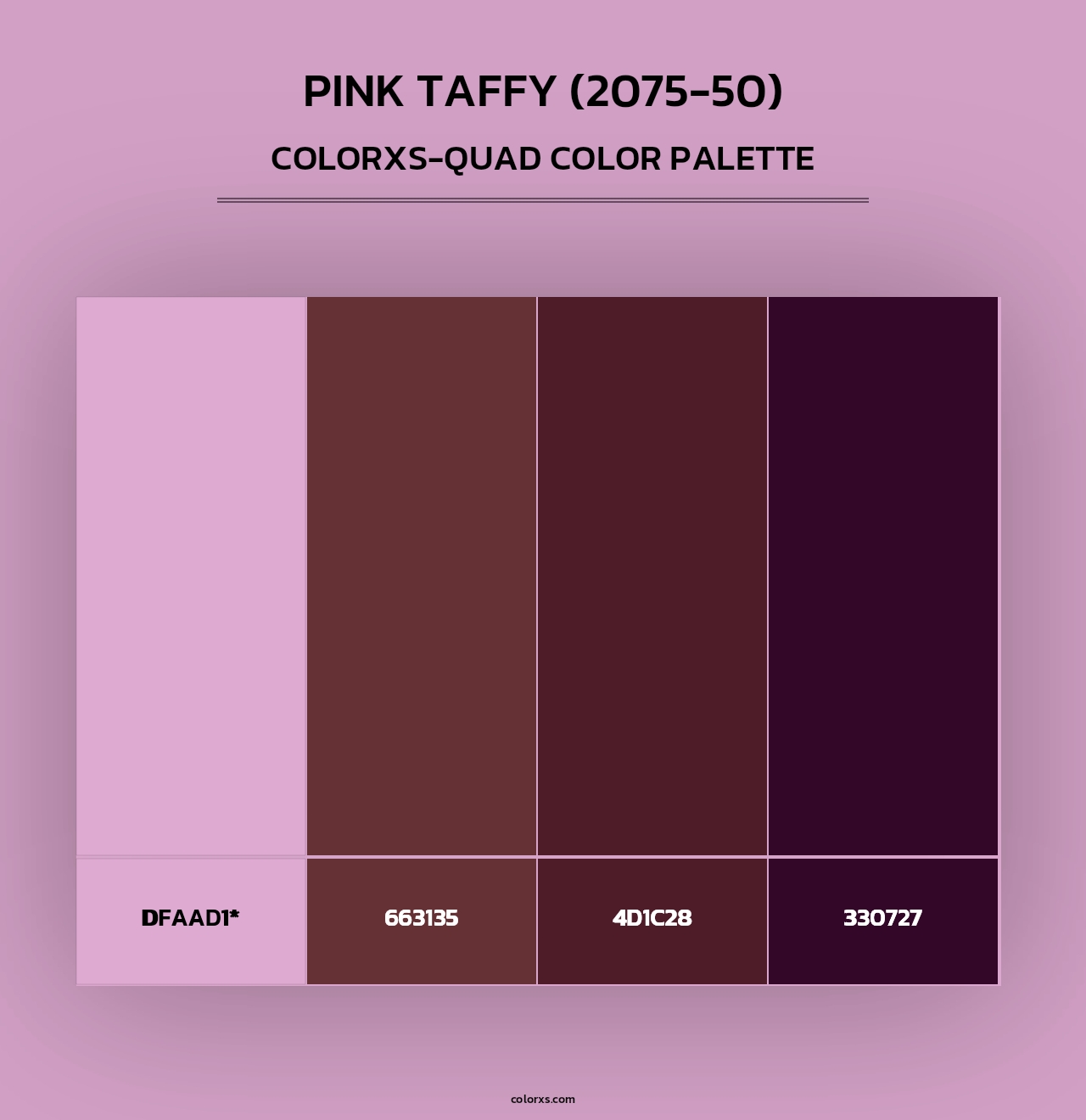 Pink Taffy (2075-50) - Colorxs Quad Palette
