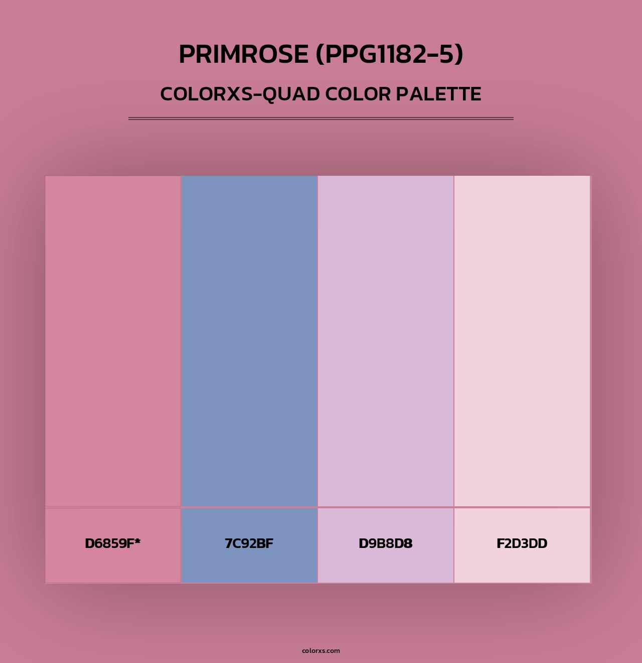 Primrose (PPG1182-5) - Colorxs Quad Palette