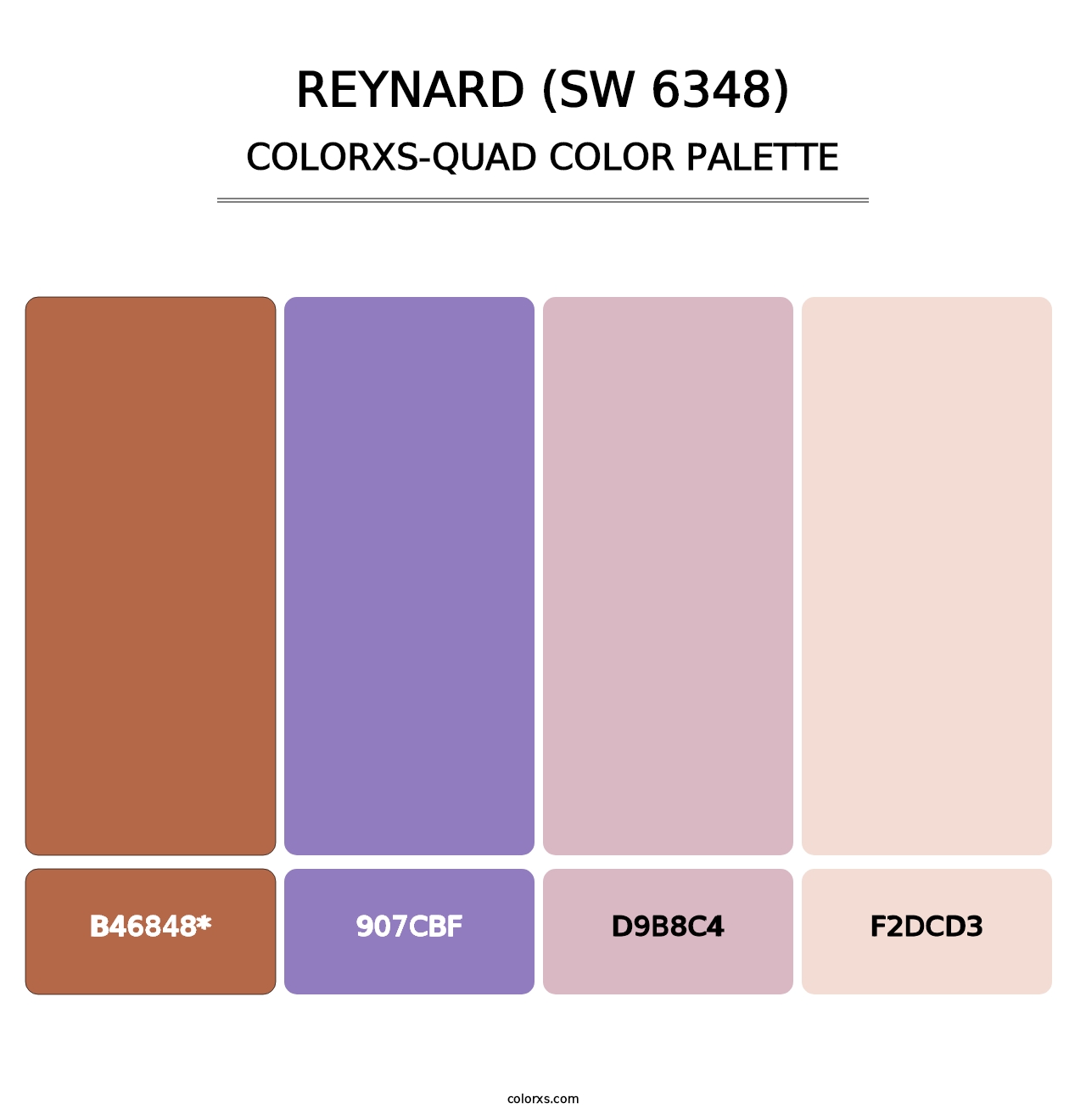 Reynard (SW 6348) - Colorxs Quad Palette