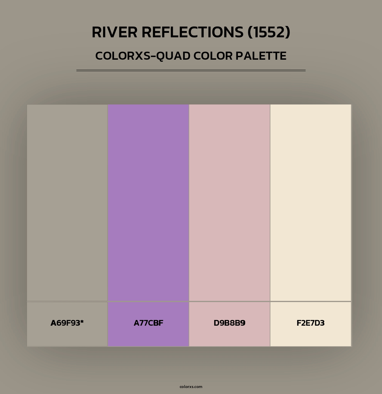 River Reflections (1552) - Colorxs Quad Palette