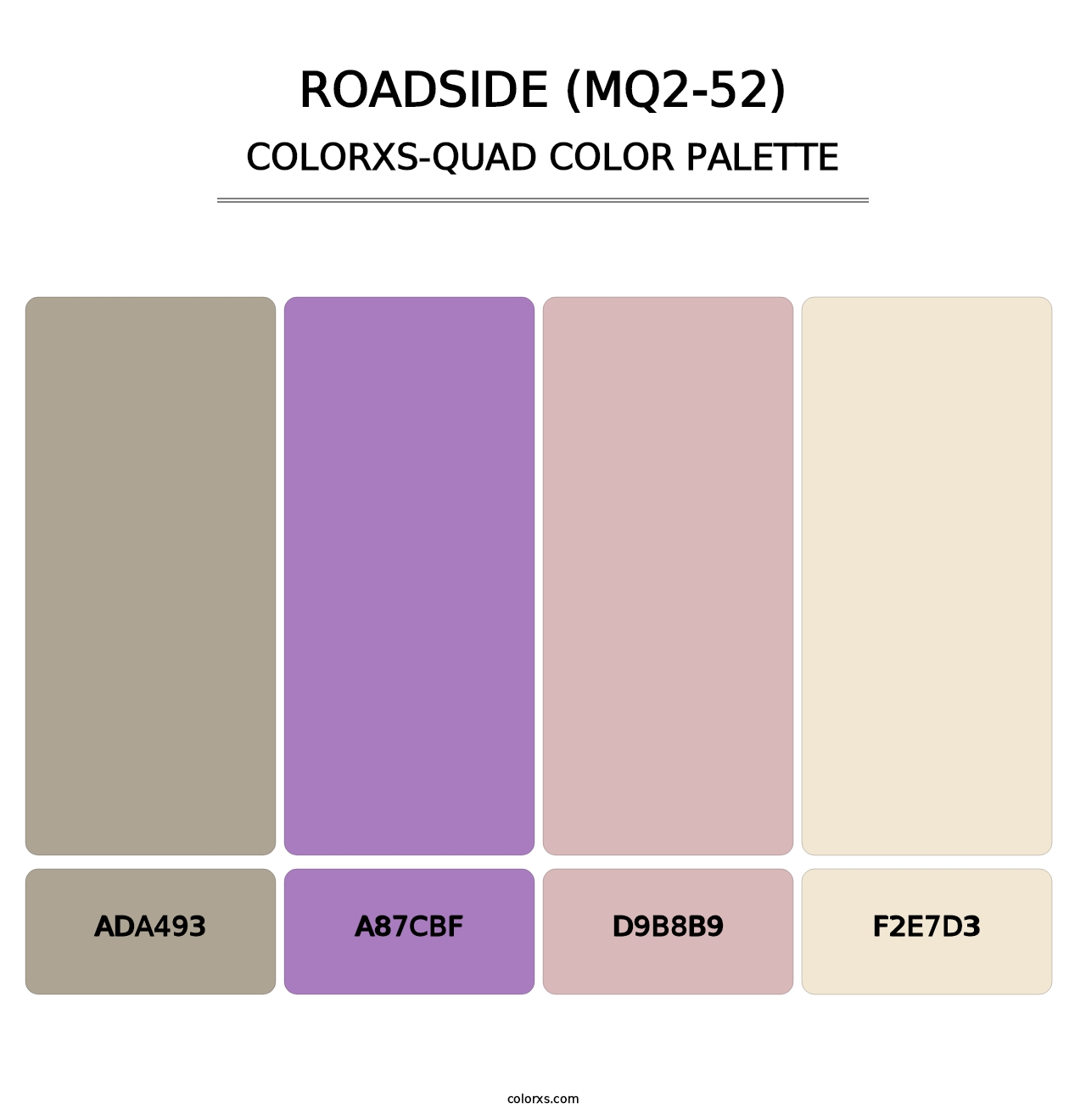 Roadside (MQ2-52) - Colorxs Quad Palette