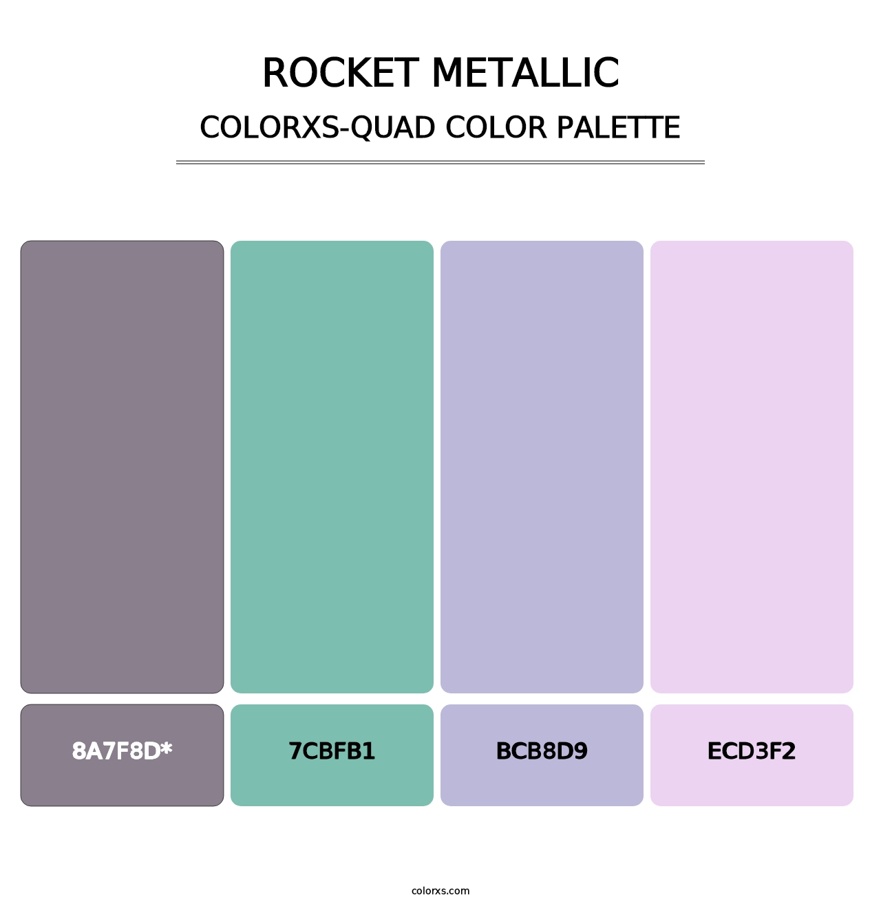 Rocket Metallic - Colorxs Quad Palette