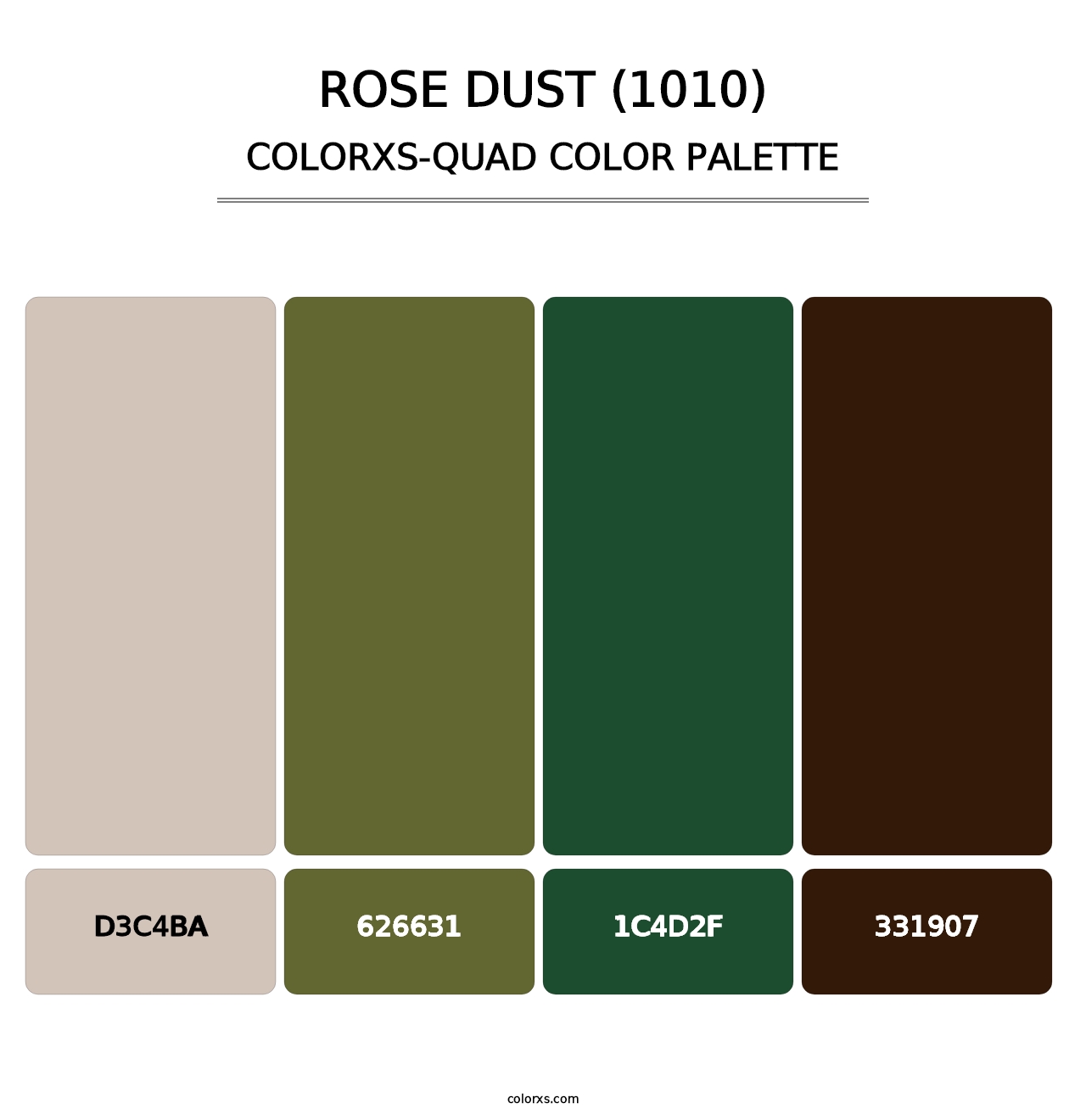 Rose Dust (1010) - Colorxs Quad Palette