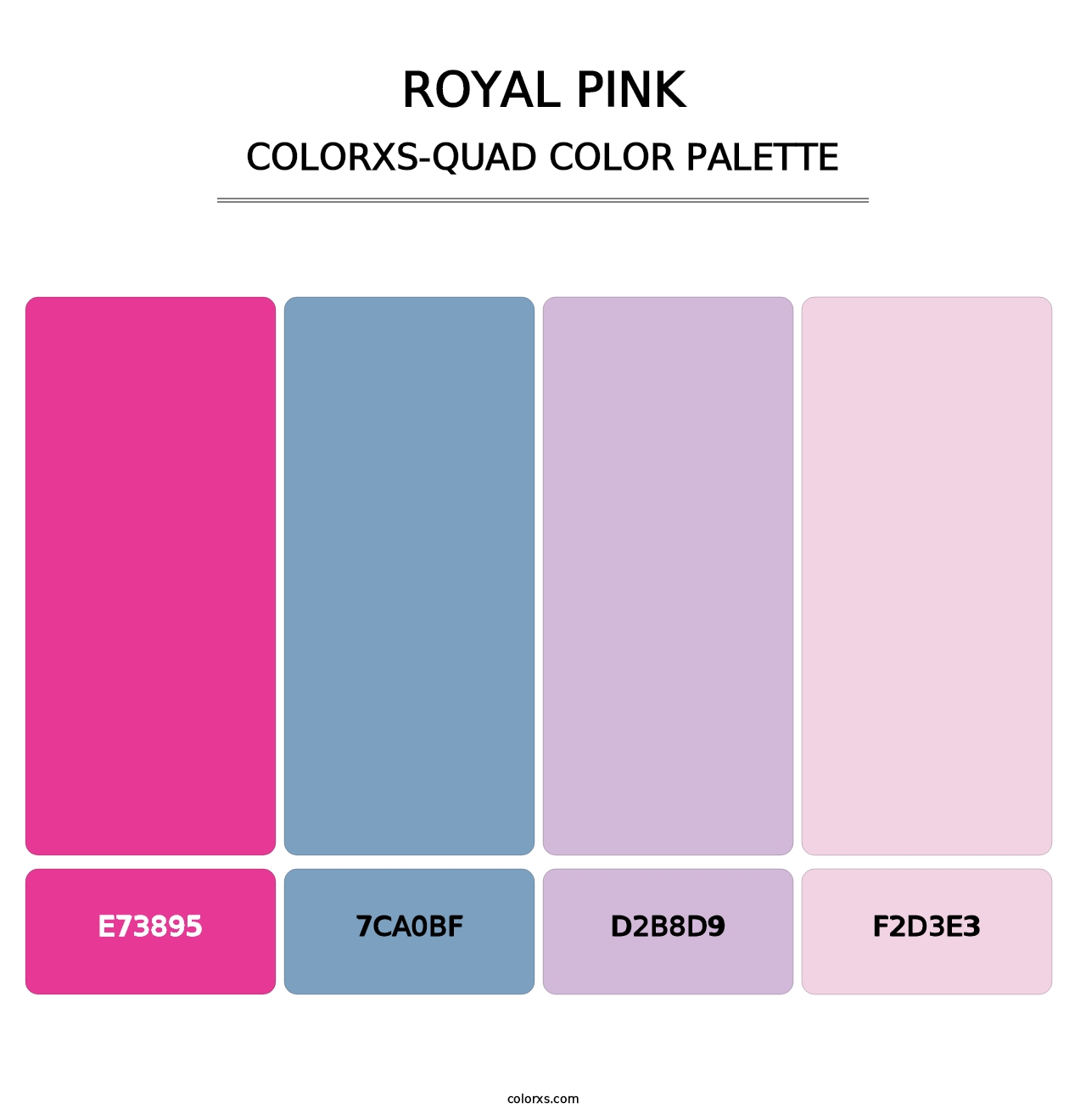 Royal Pink - Colorxs Quad Palette