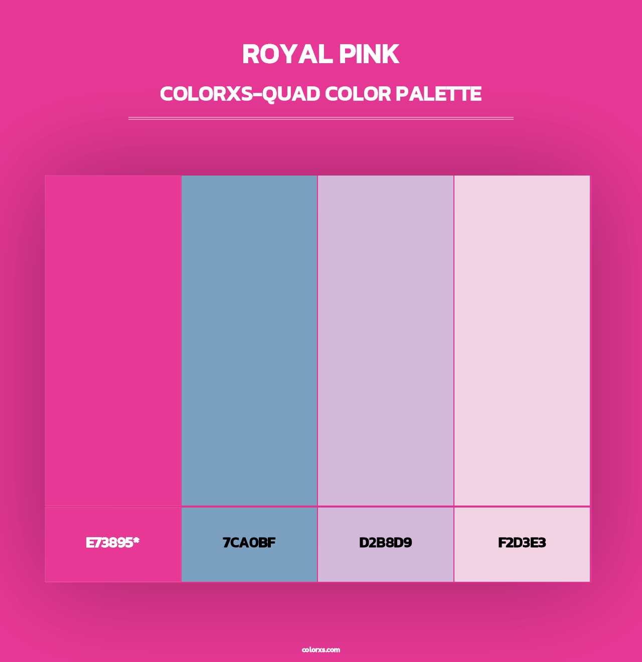 Royal Pink - Colorxs Quad Palette