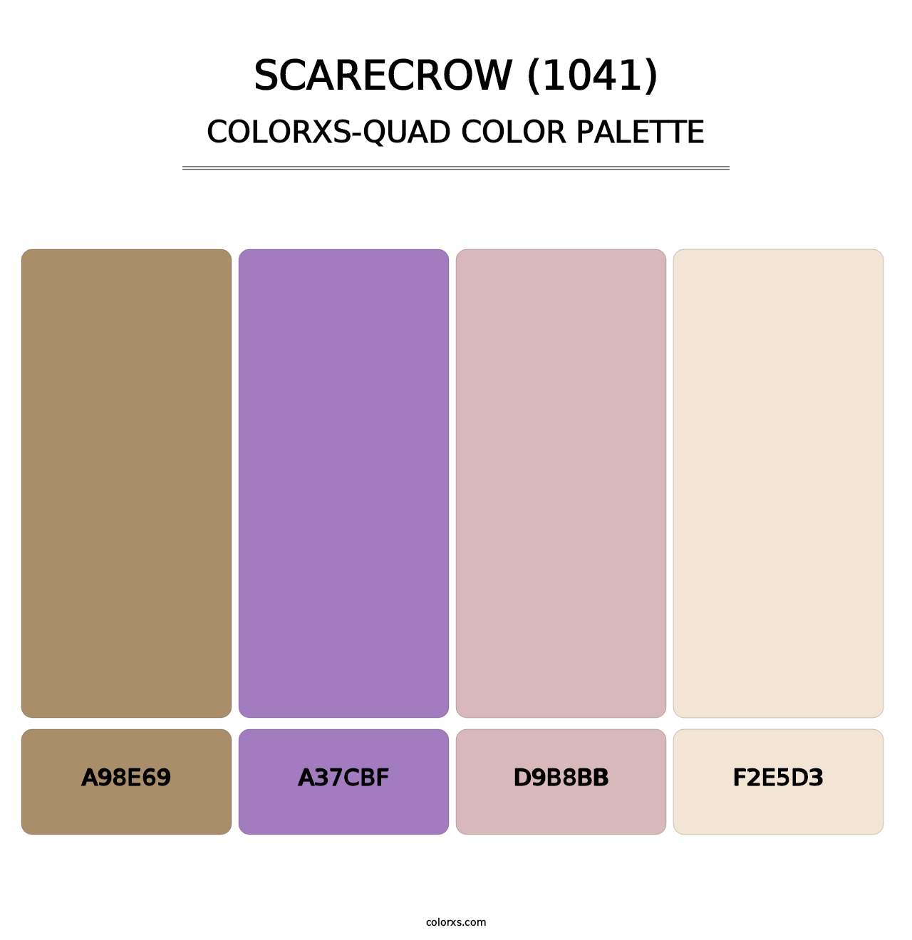Scarecrow (1041) - Colorxs Quad Palette