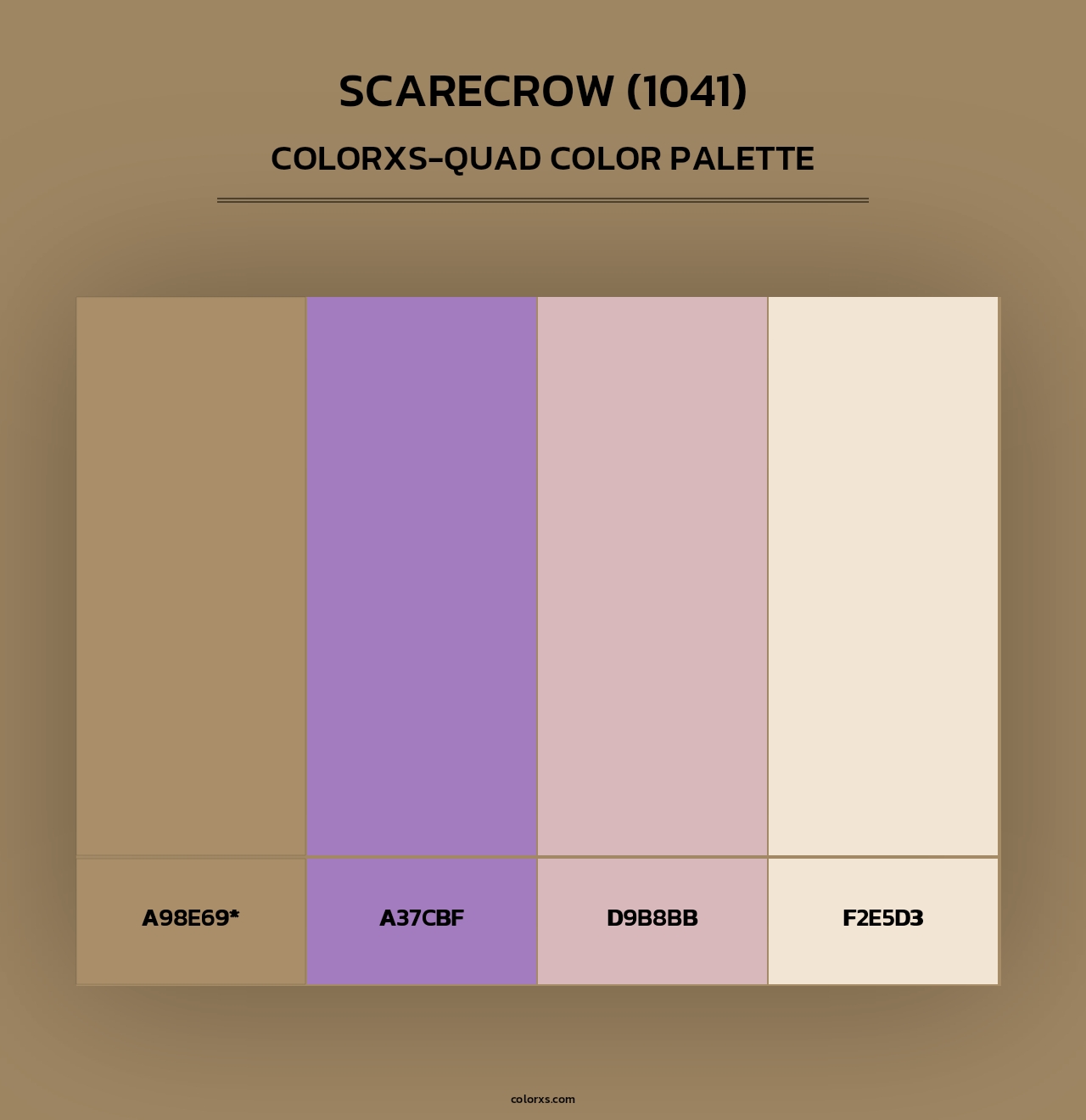 Scarecrow (1041) - Colorxs Quad Palette