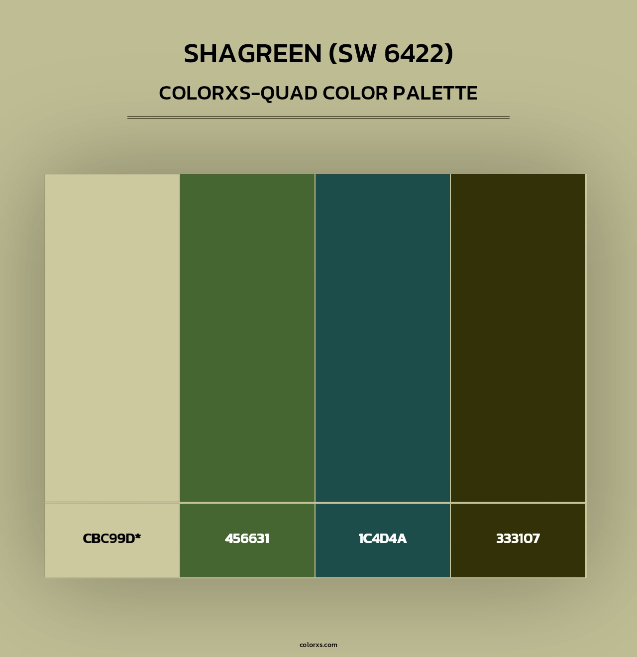 Shagreen (SW 6422) - Colorxs Quad Palette
