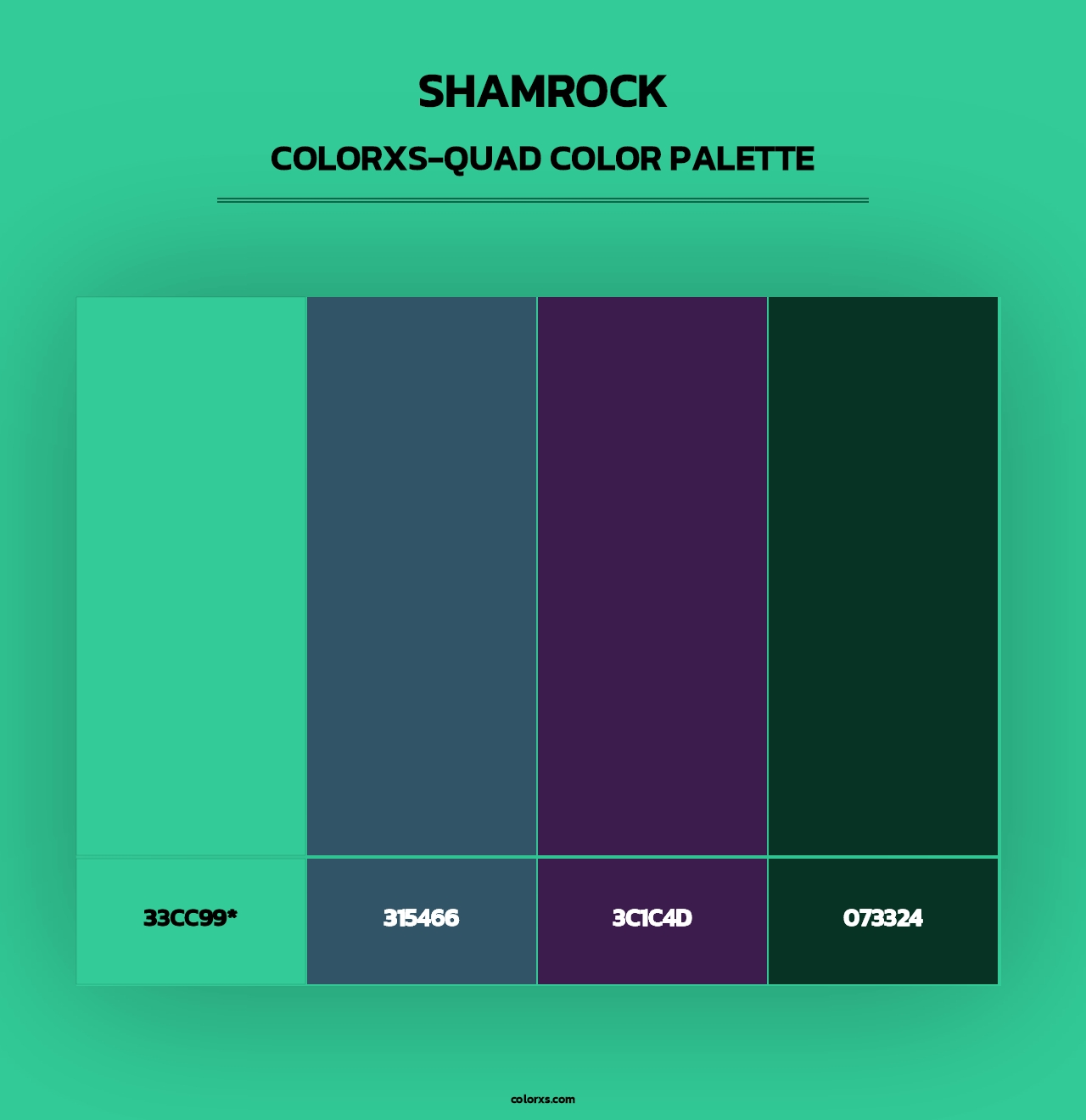 Shamrock - Colorxs Quad Palette