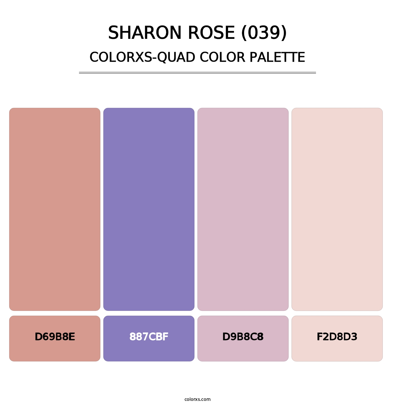 Sharon Rose (039) - Colorxs Quad Palette