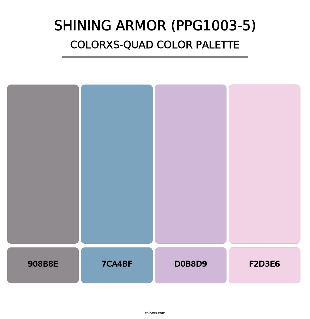 Shining Armor (PPG1003-5) - Colorxs Quad Palette