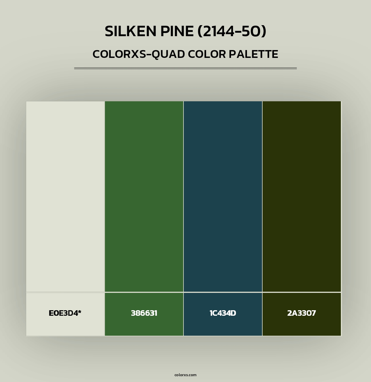 Silken Pine (2144-50) - Colorxs Quad Palette