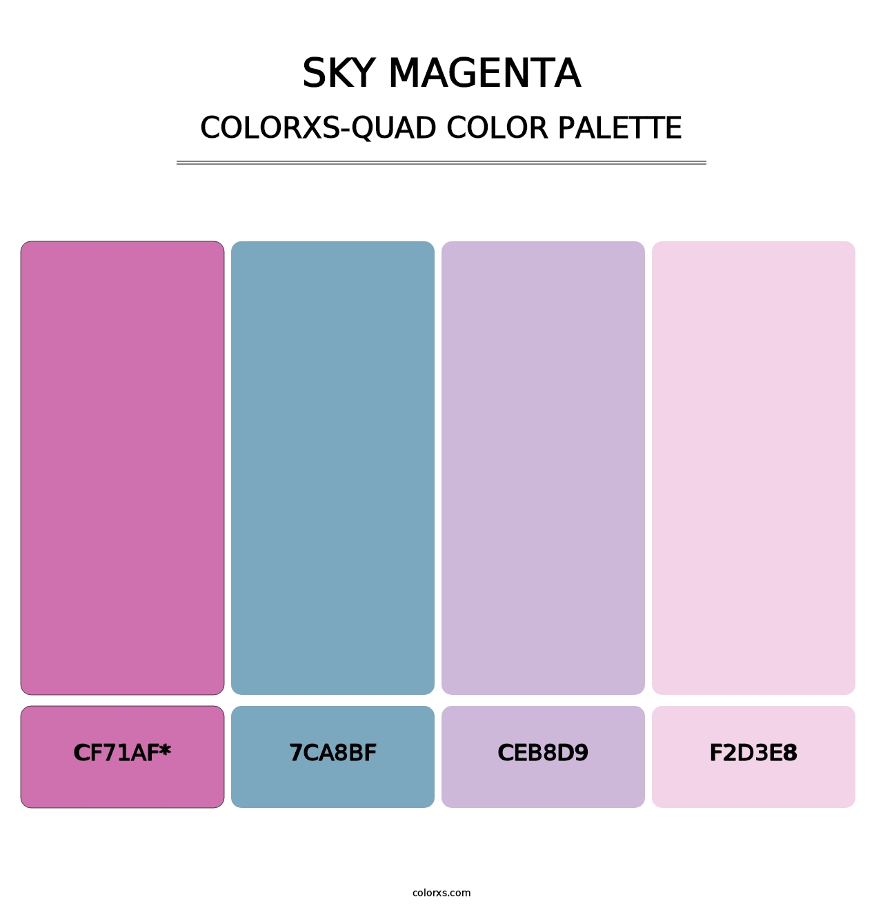 Sky Magenta - Colorxs Quad Palette