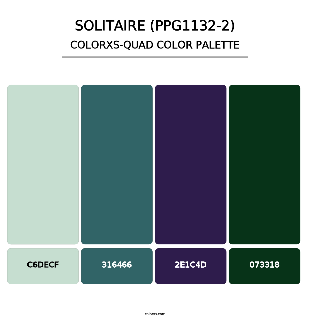 Solitaire (PPG1132-2) - Colorxs Quad Palette