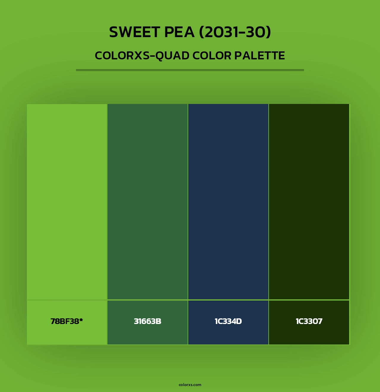 Sweet Pea (2031-30) - Colorxs Quad Palette