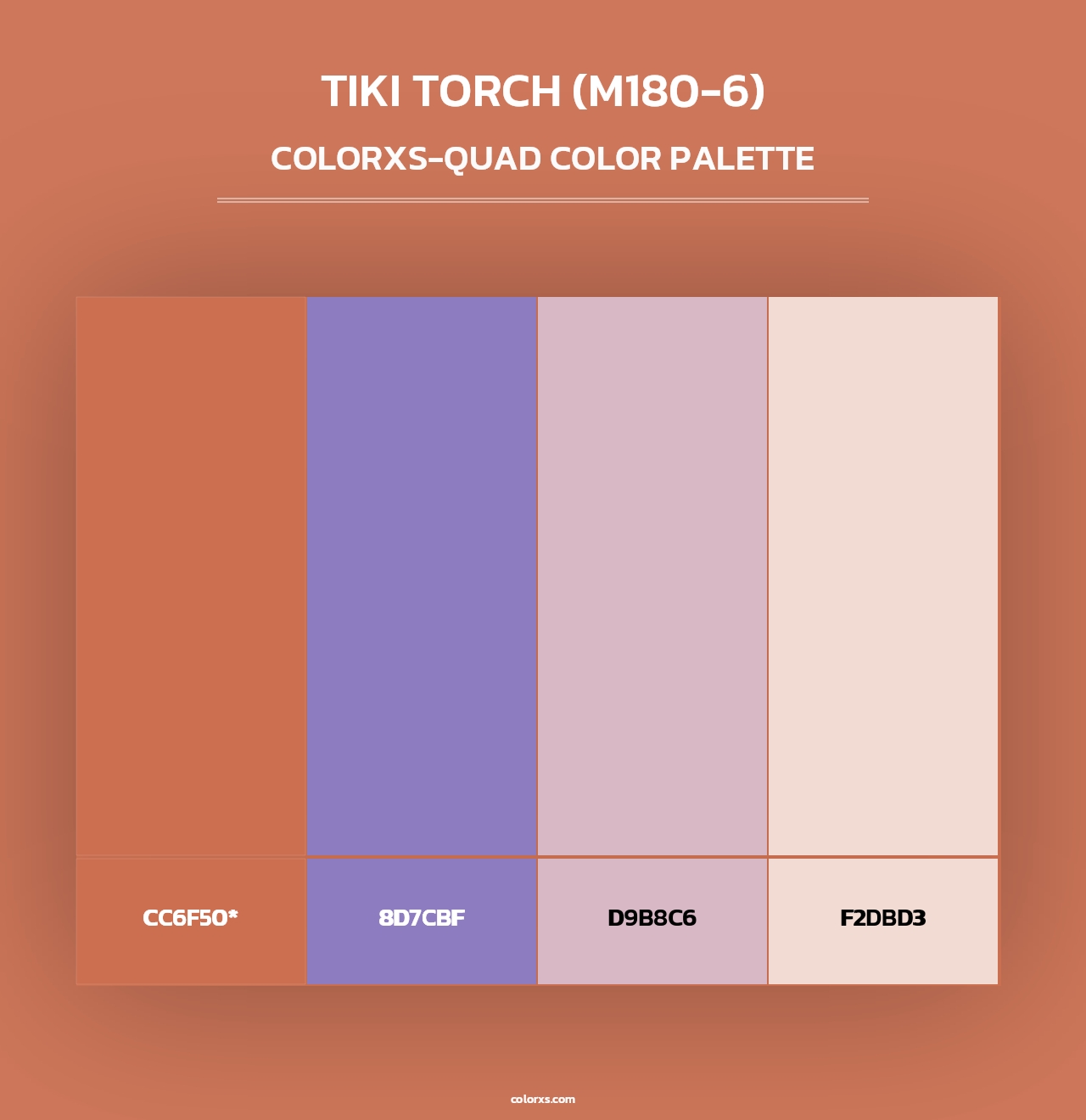 Tiki Torch (M180-6) - Colorxs Quad Palette