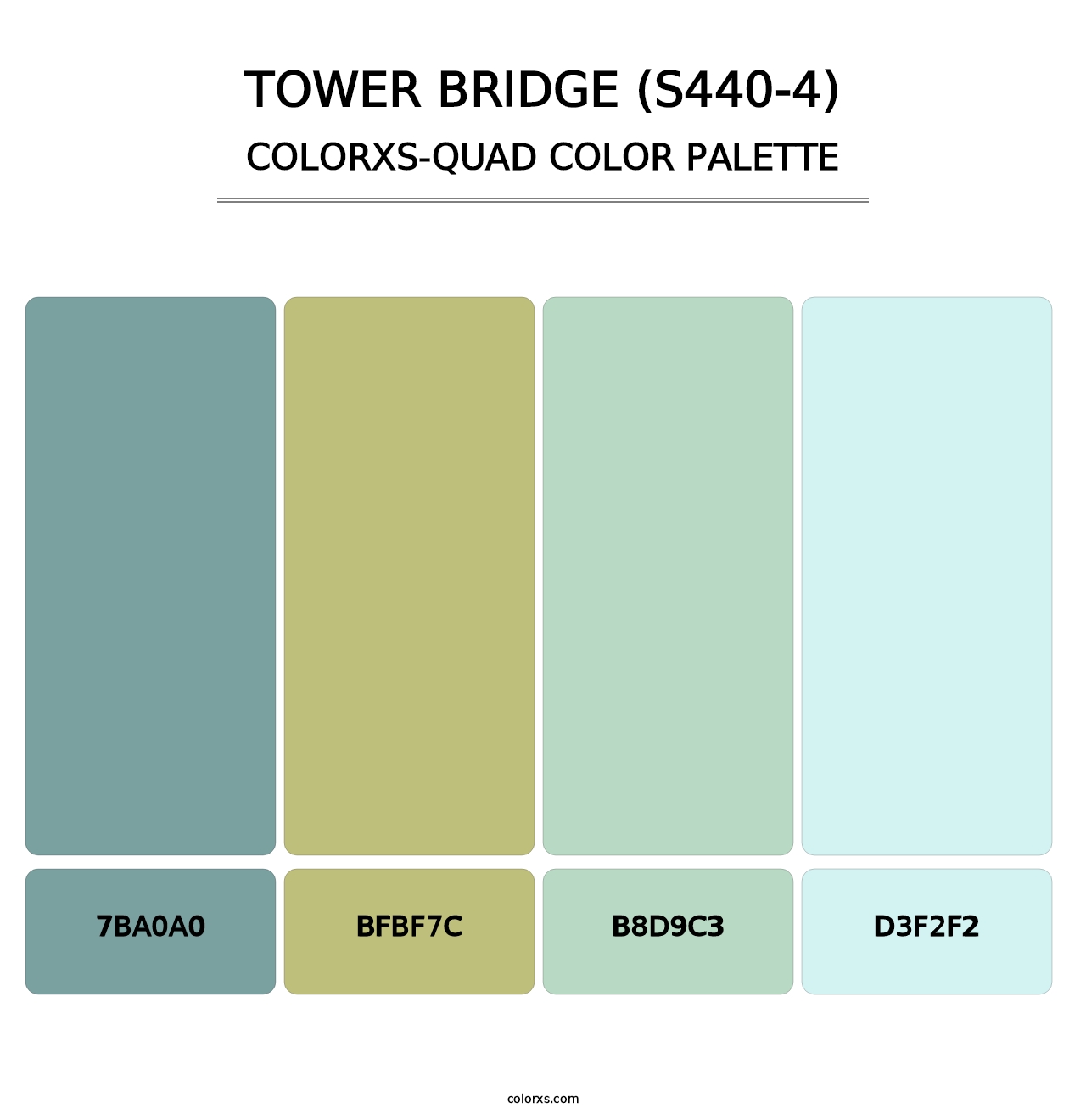 Tower Bridge (S440-4) - Colorxs Quad Palette