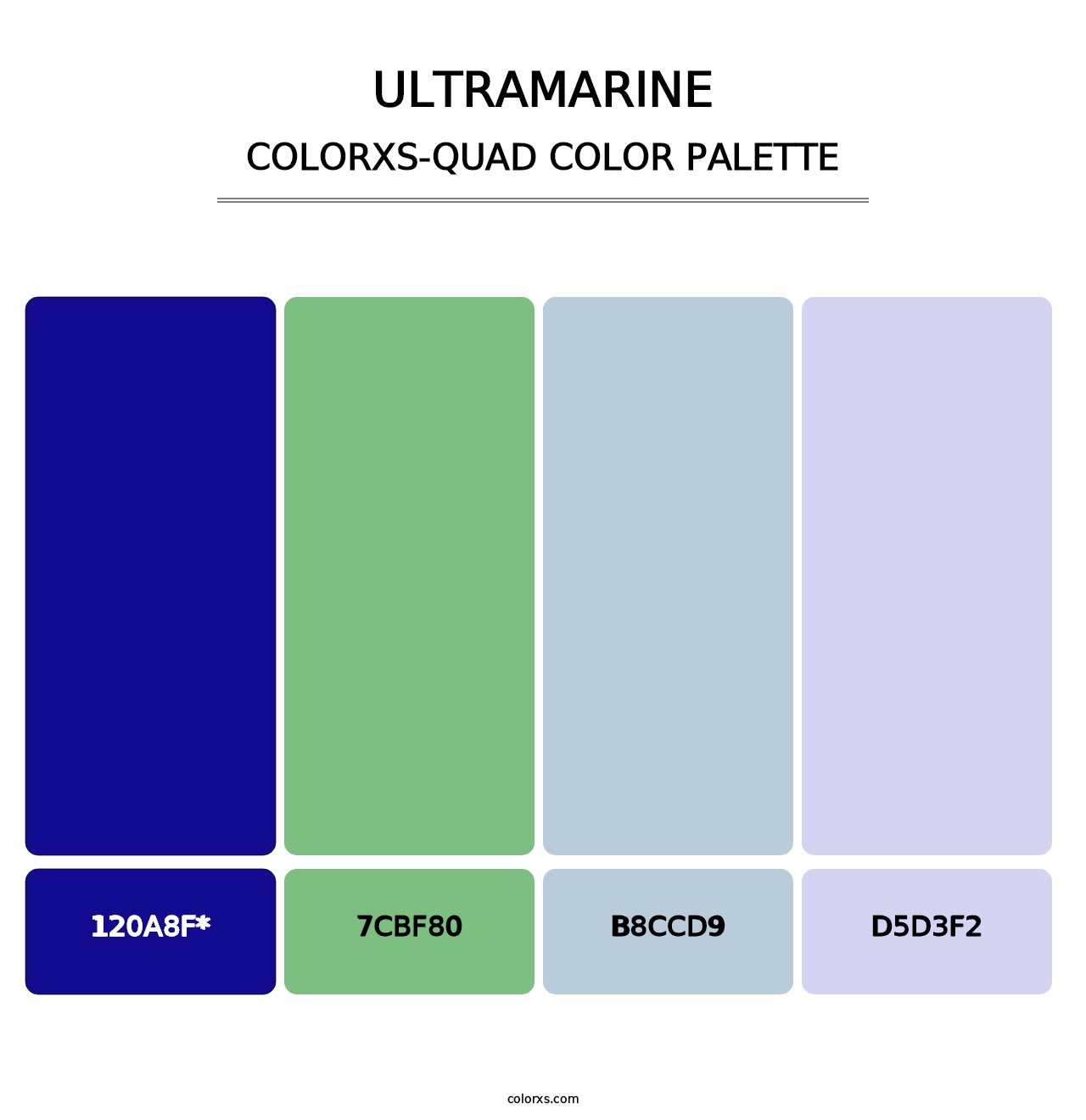 Ultramarine - Colorxs Quad Palette
