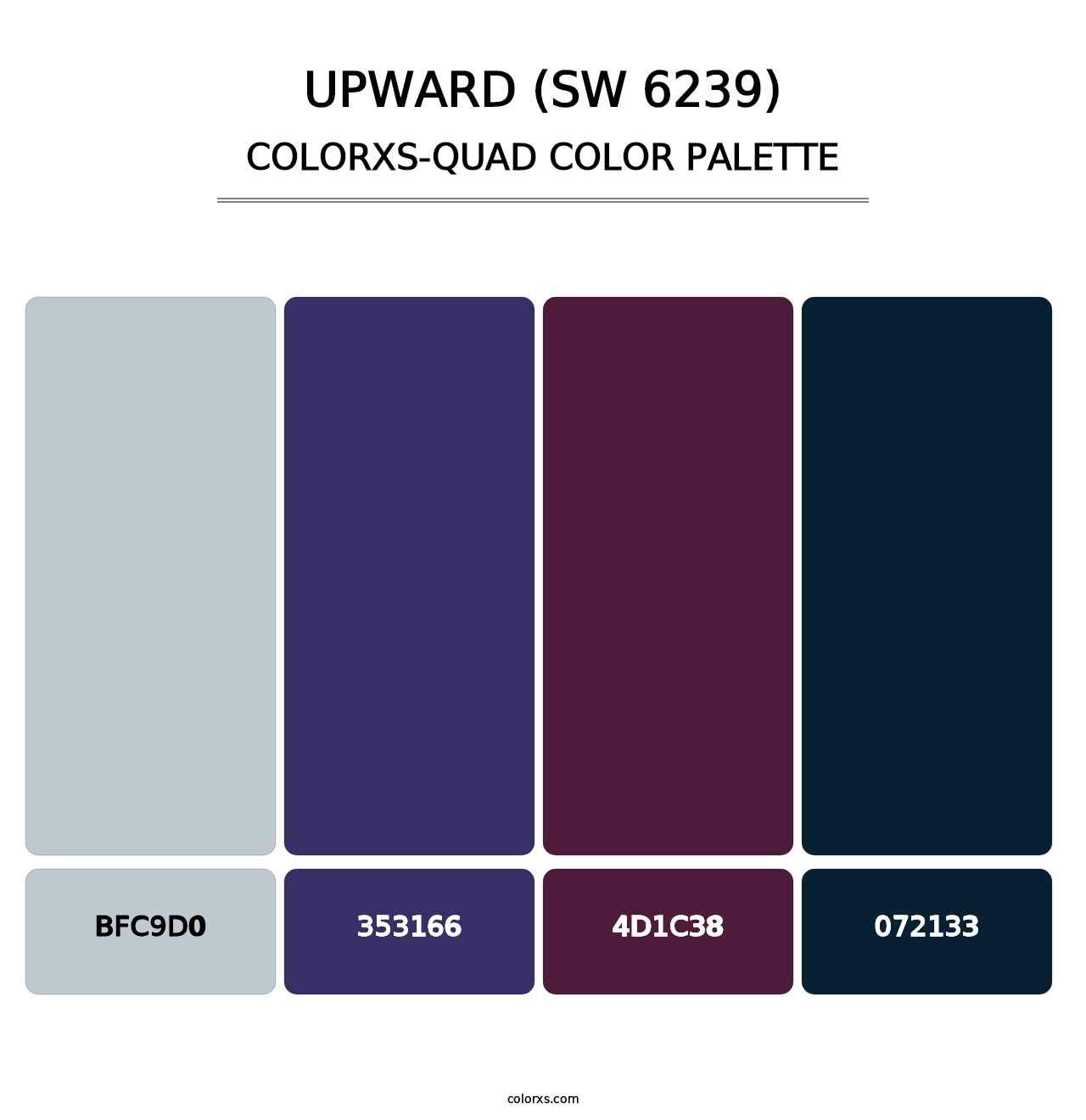 Upward (SW 6239) - Colorxs Quad Palette