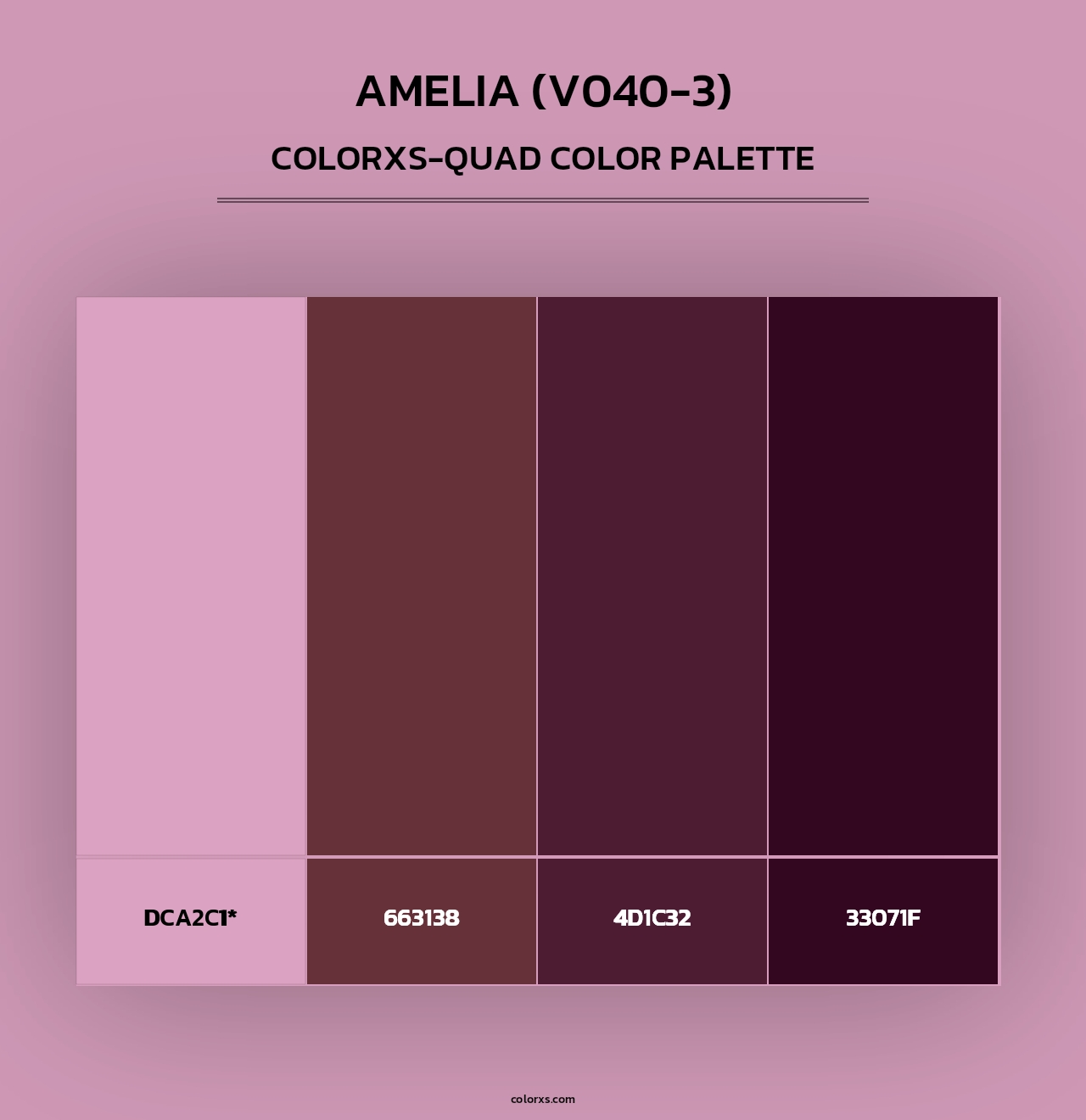 Amelia (V040-3) - Colorxs Quad Palette