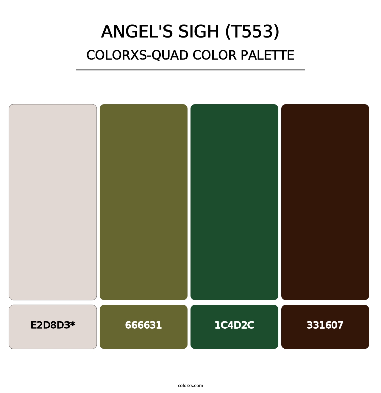 Angel's Sigh (T553) - Colorxs Quad Palette