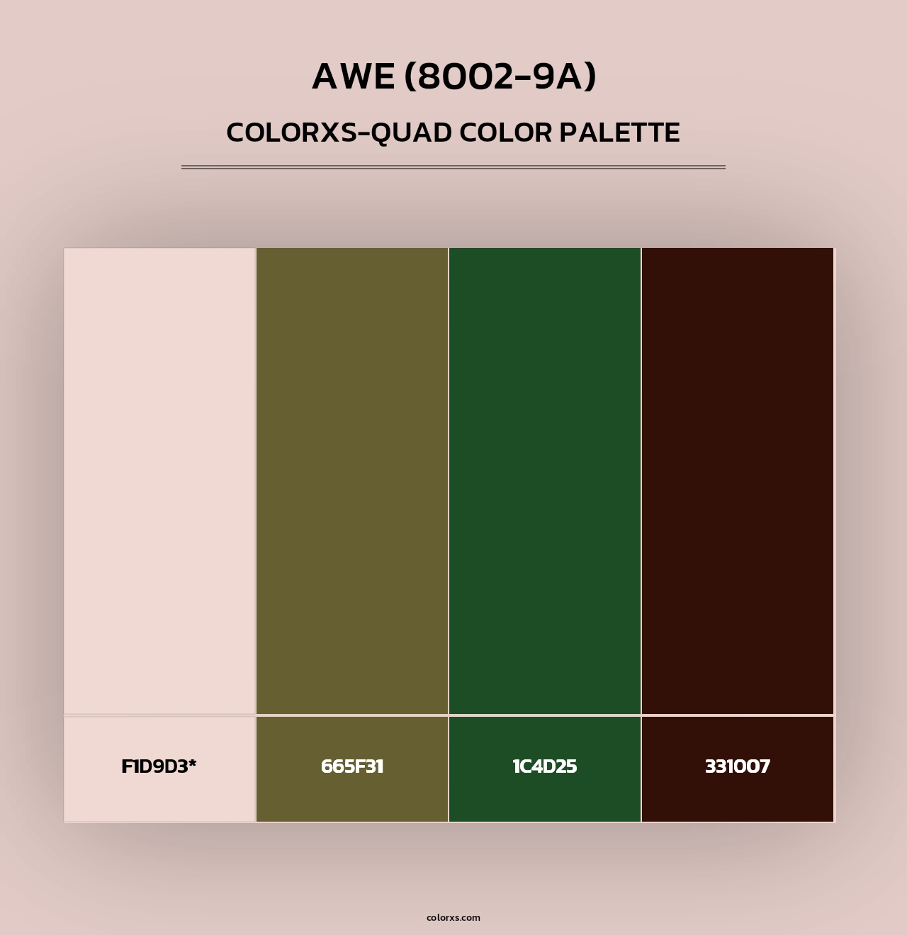 Awe (8002-9A) - Colorxs Quad Palette