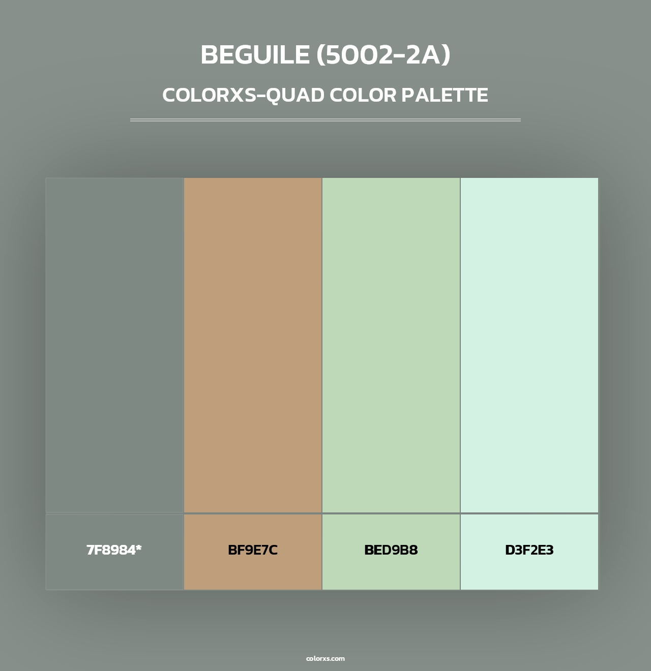 Beguile (5002-2A) - Colorxs Quad Palette