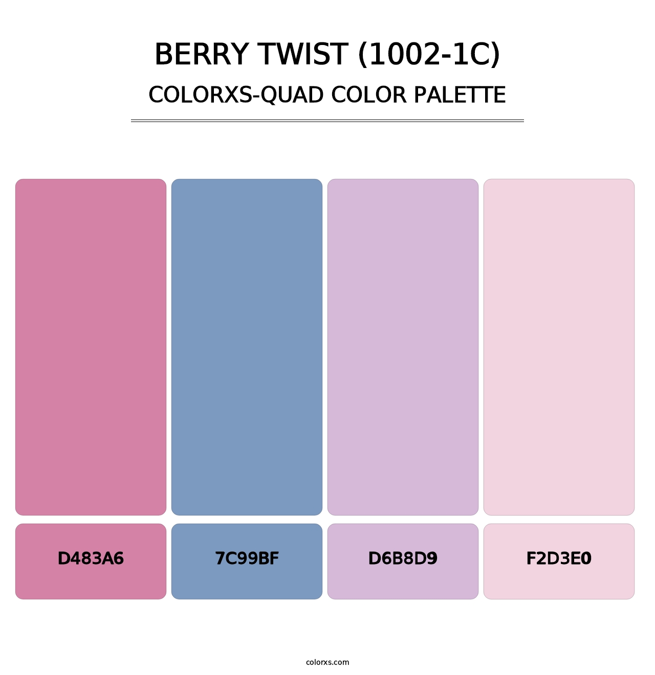 Berry Twist (1002-1C) - Colorxs Quad Palette