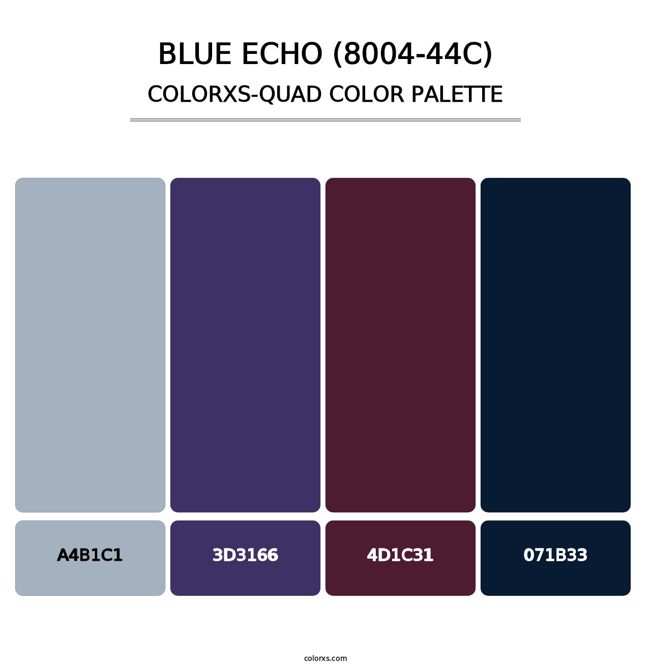 Blue Echo (8004-44C) - Colorxs Quad Palette