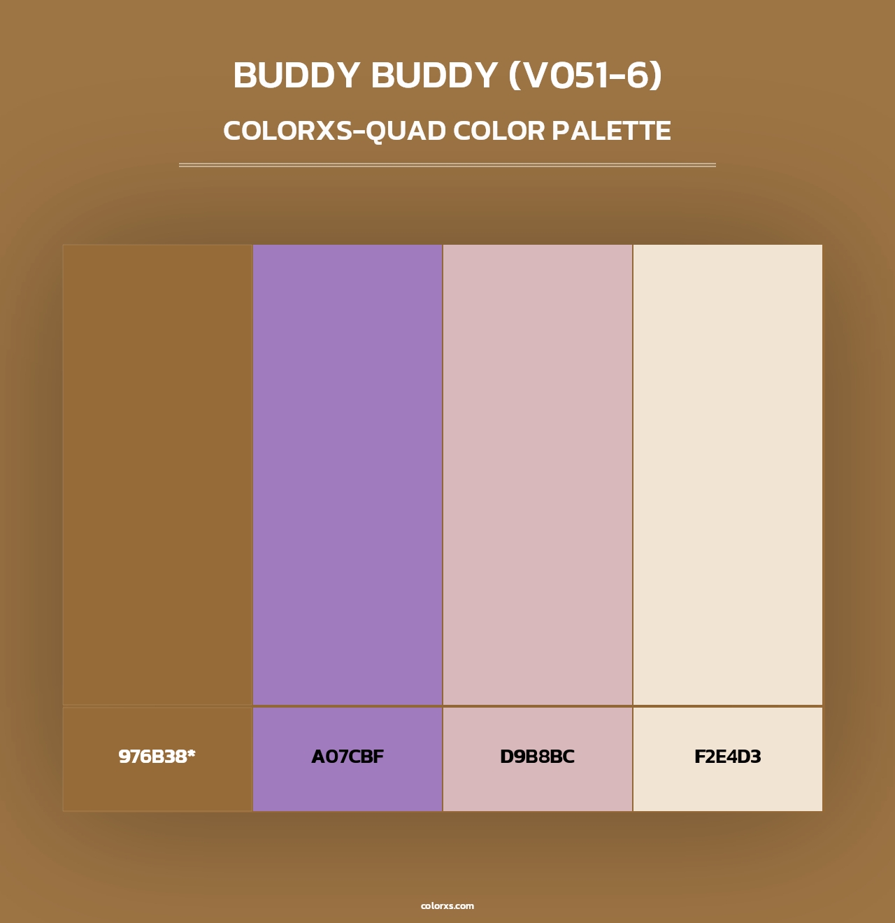 Buddy Buddy (V051-6) - Colorxs Quad Palette