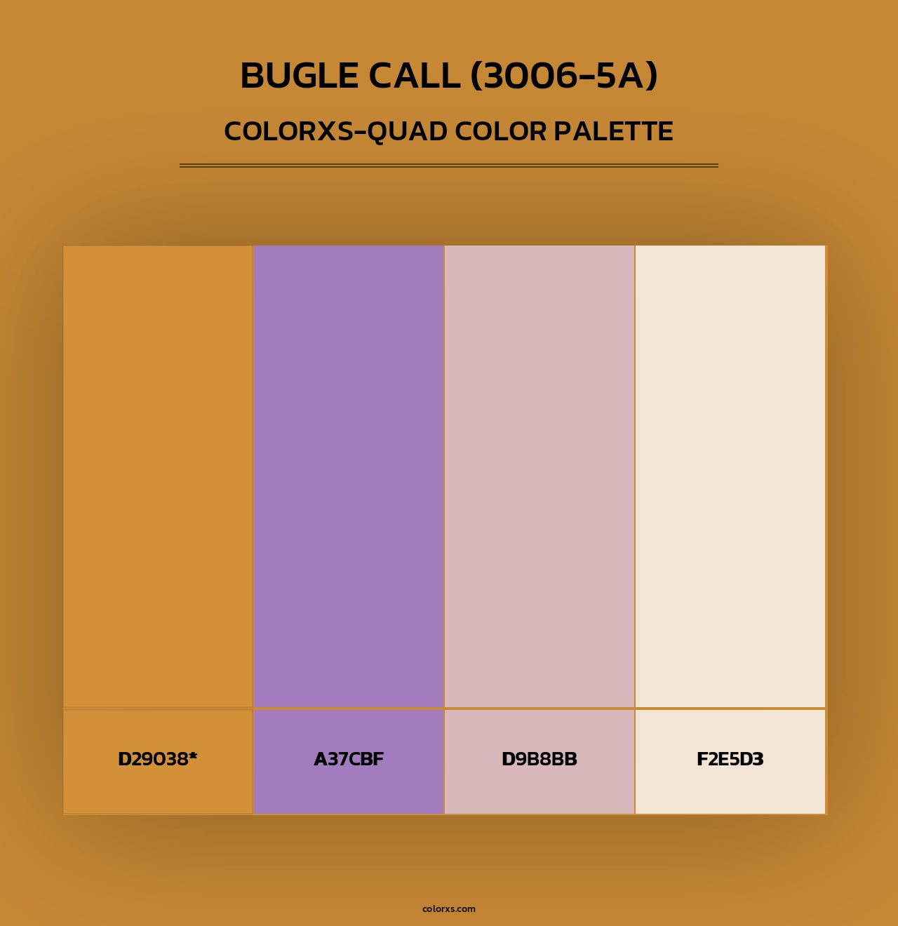 Bugle Call (3006-5A) - Colorxs Quad Palette